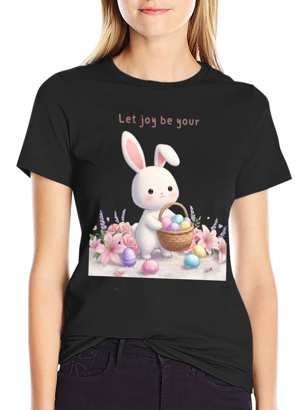 Easter Joy T-Shirt - Bunny & Eggs
