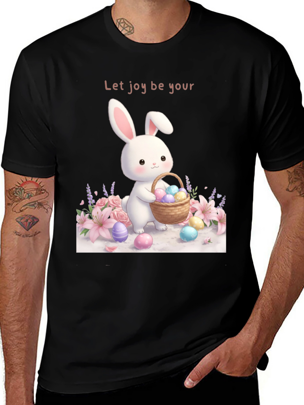 Easter Joy T-Shirt - Bunny & Eggs