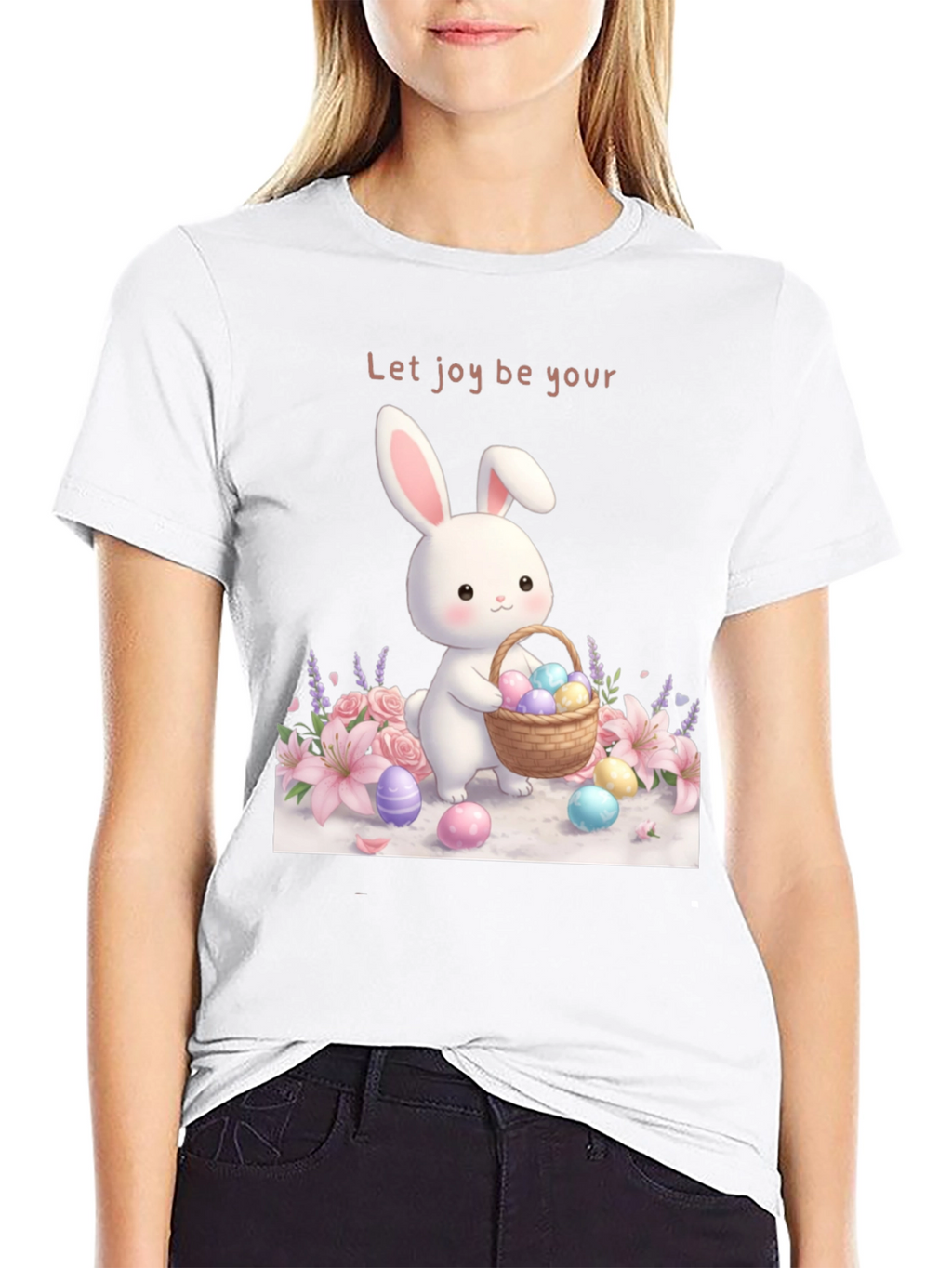 Easter Joy T-Shirt - Bunny & Eggs
