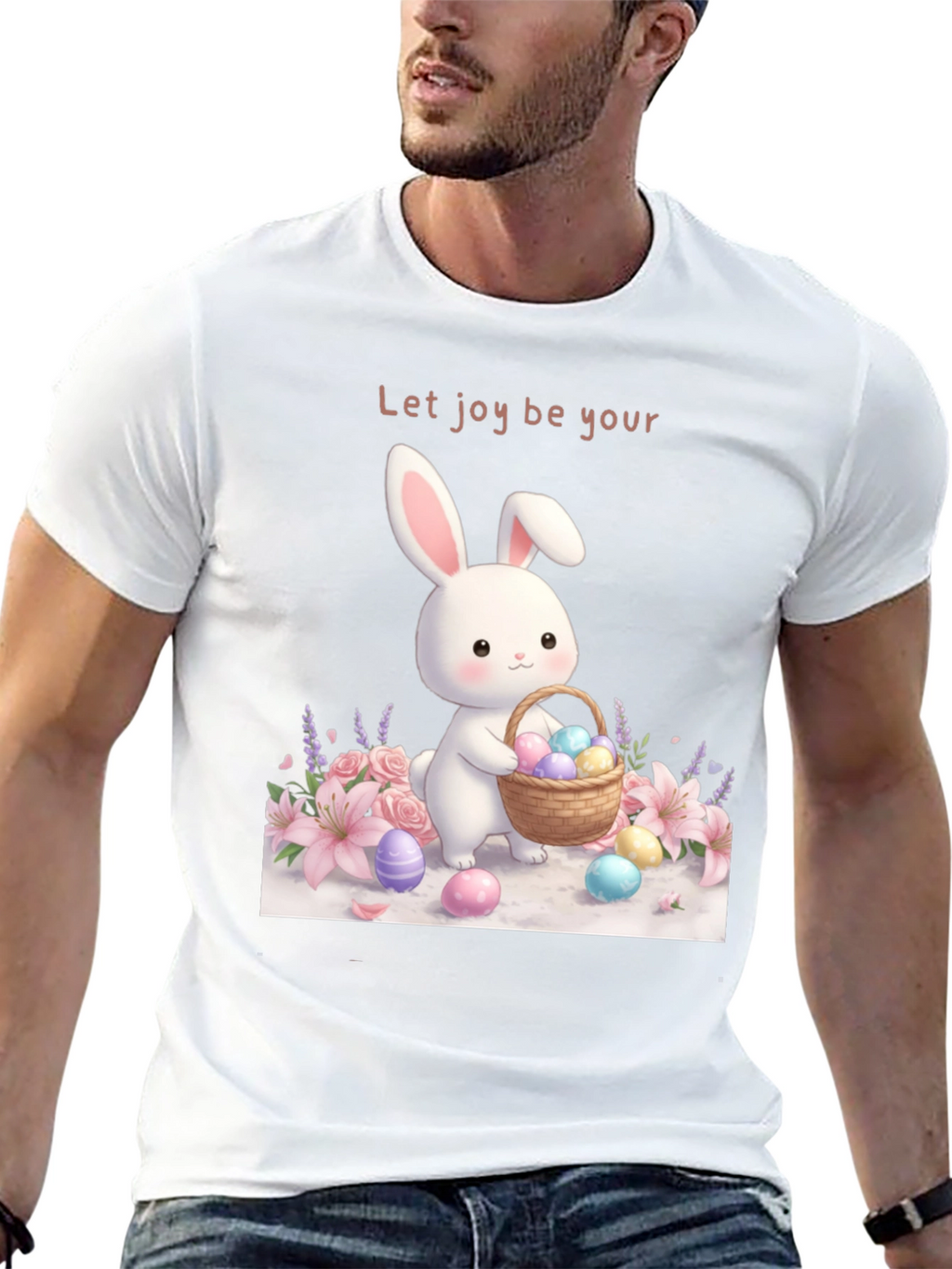 Easter Joy T-Shirt - Bunny & Eggs