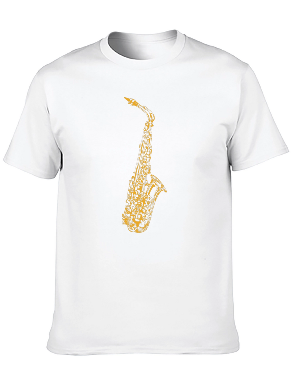 Saxophone Graphic T-Shirt - Music Lover Tee