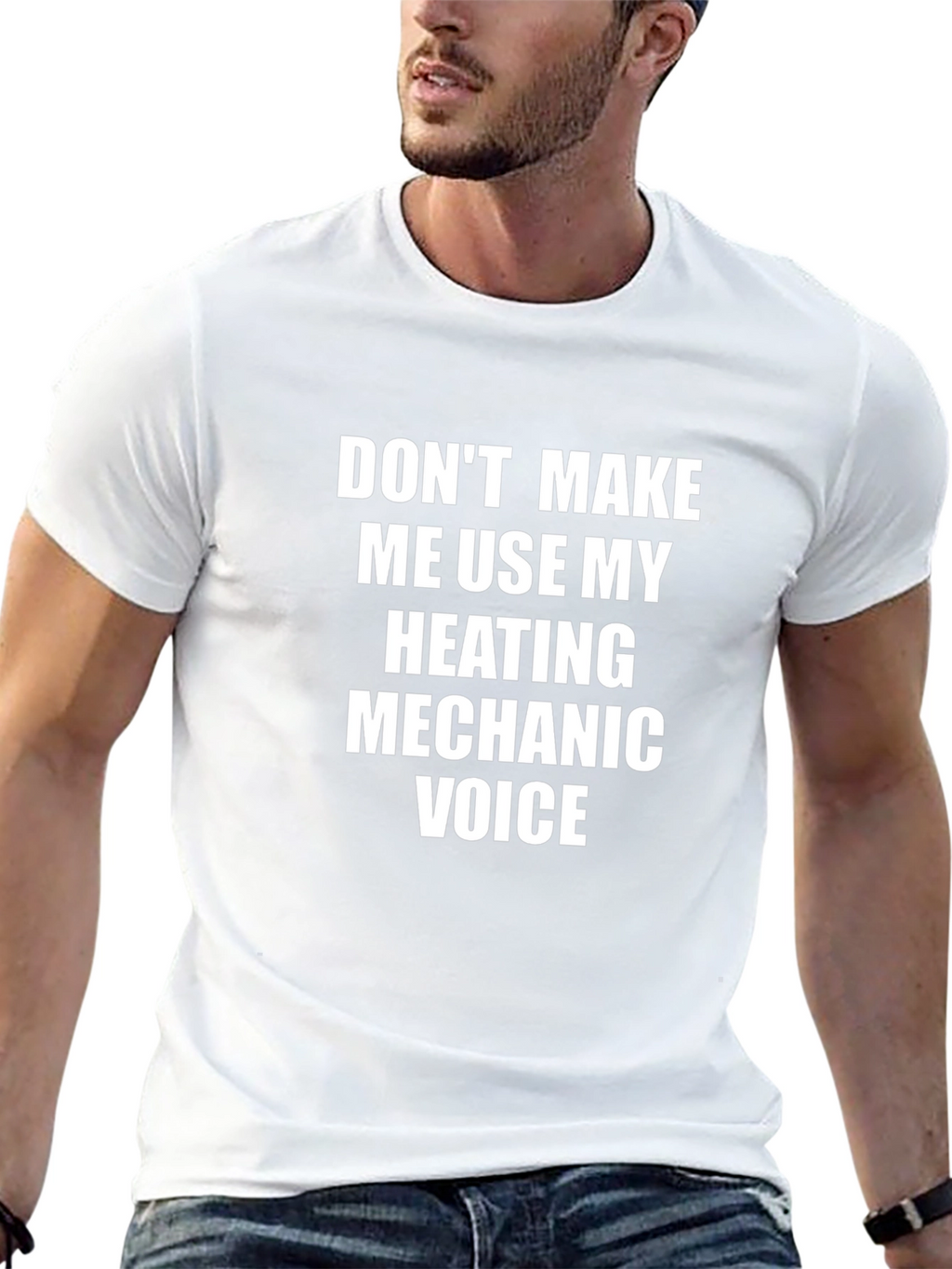 Heating Mechanic Voice T-Shirt - Funny Job Pride Tee