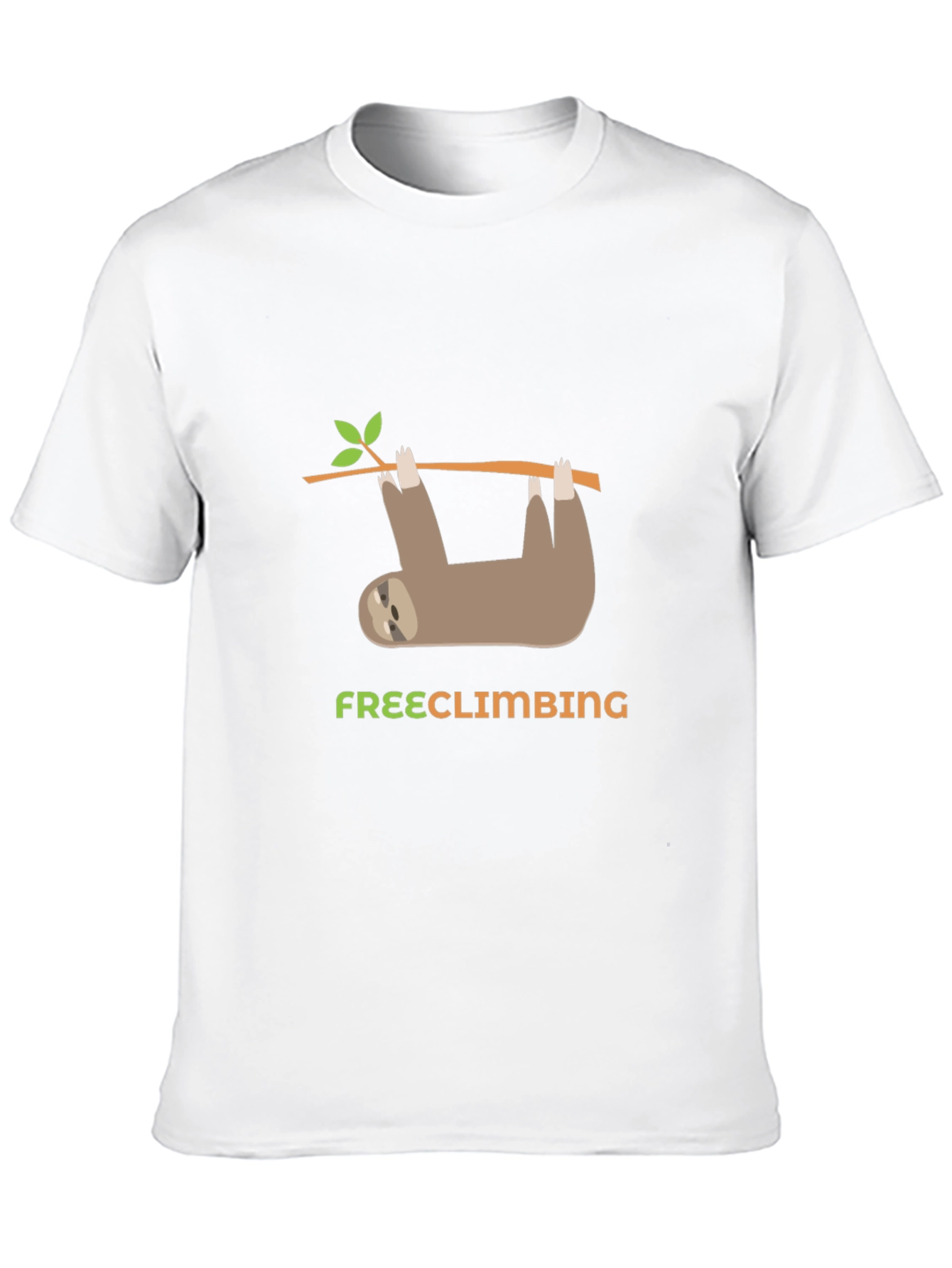 Sloth Free Climbing Graphic T-Shirt