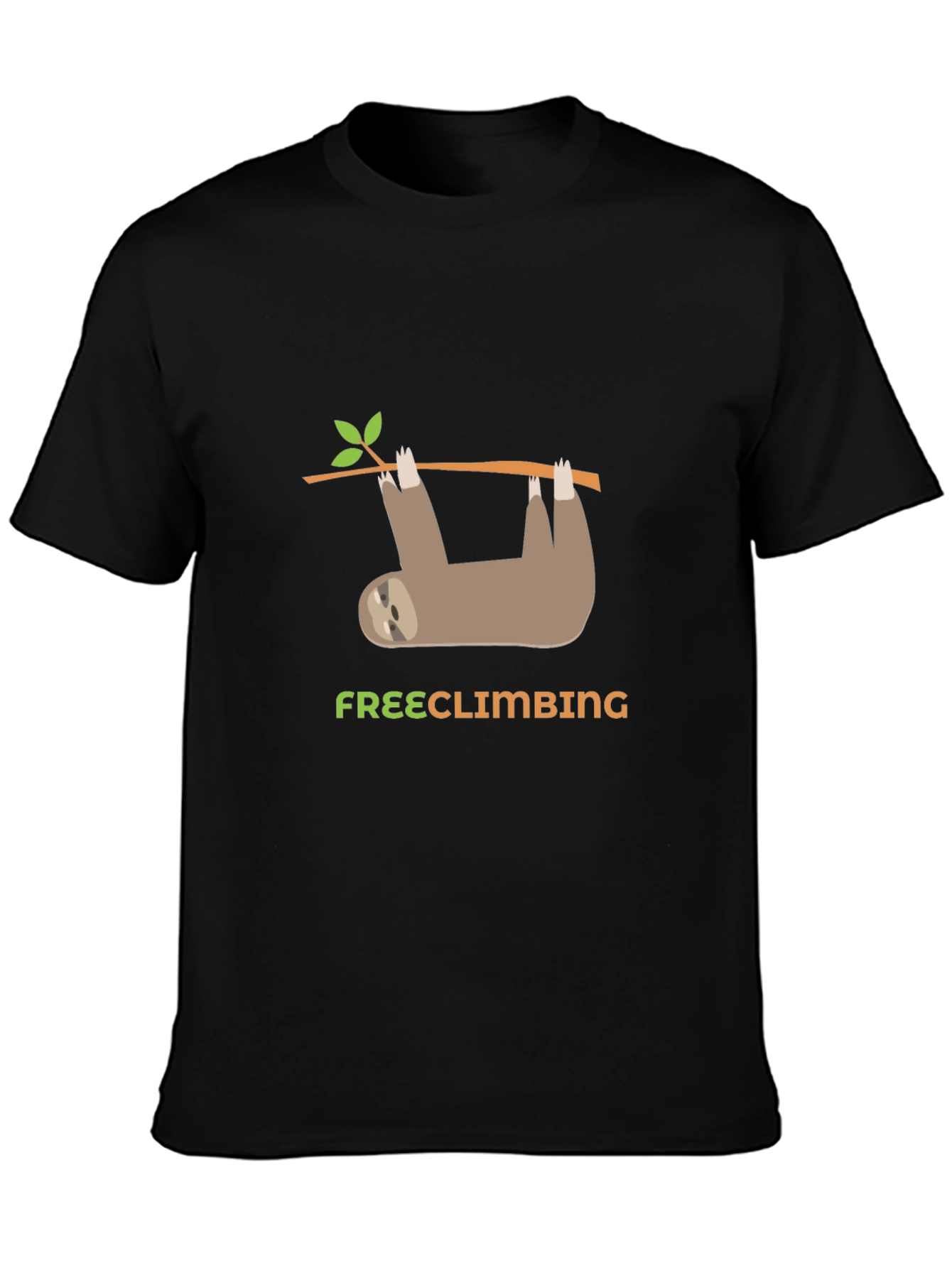 Sloth Free Climbing Graphic T-Shirt