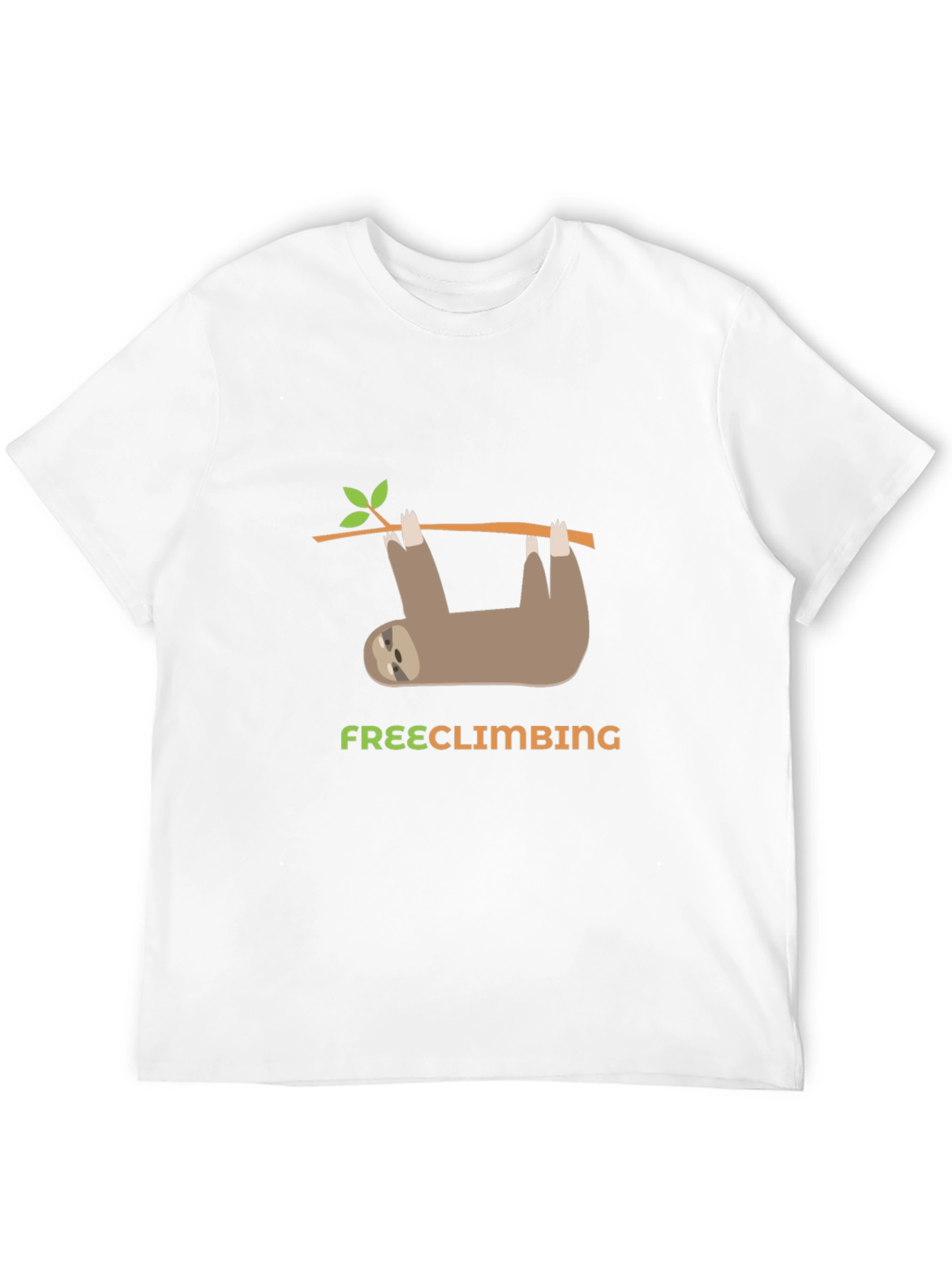 Sloth Free Climbing Graphic T-Shirt