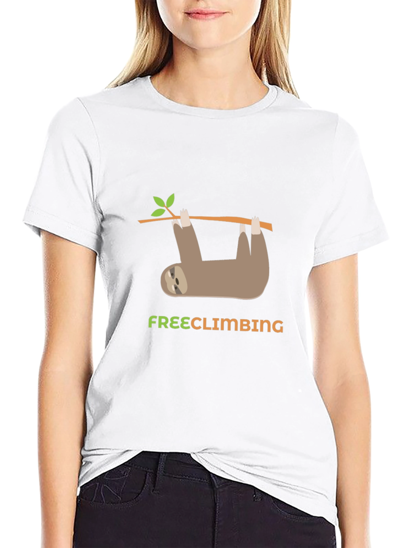 Sloth Free Climbing Graphic T-Shirt