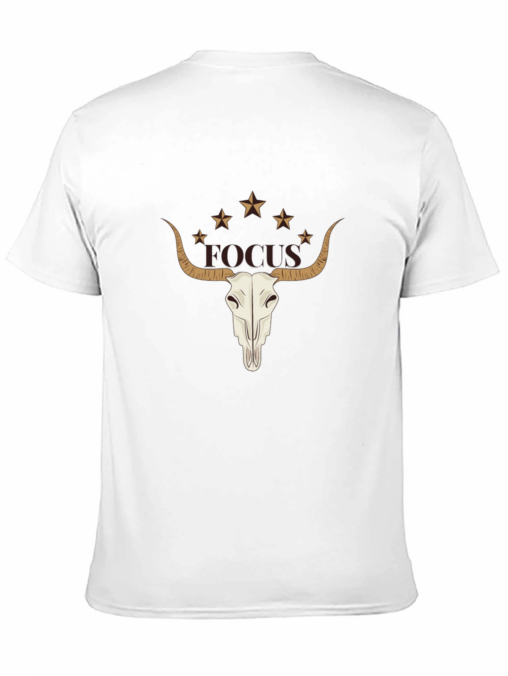 Focus Bull Skull Graphic Tee