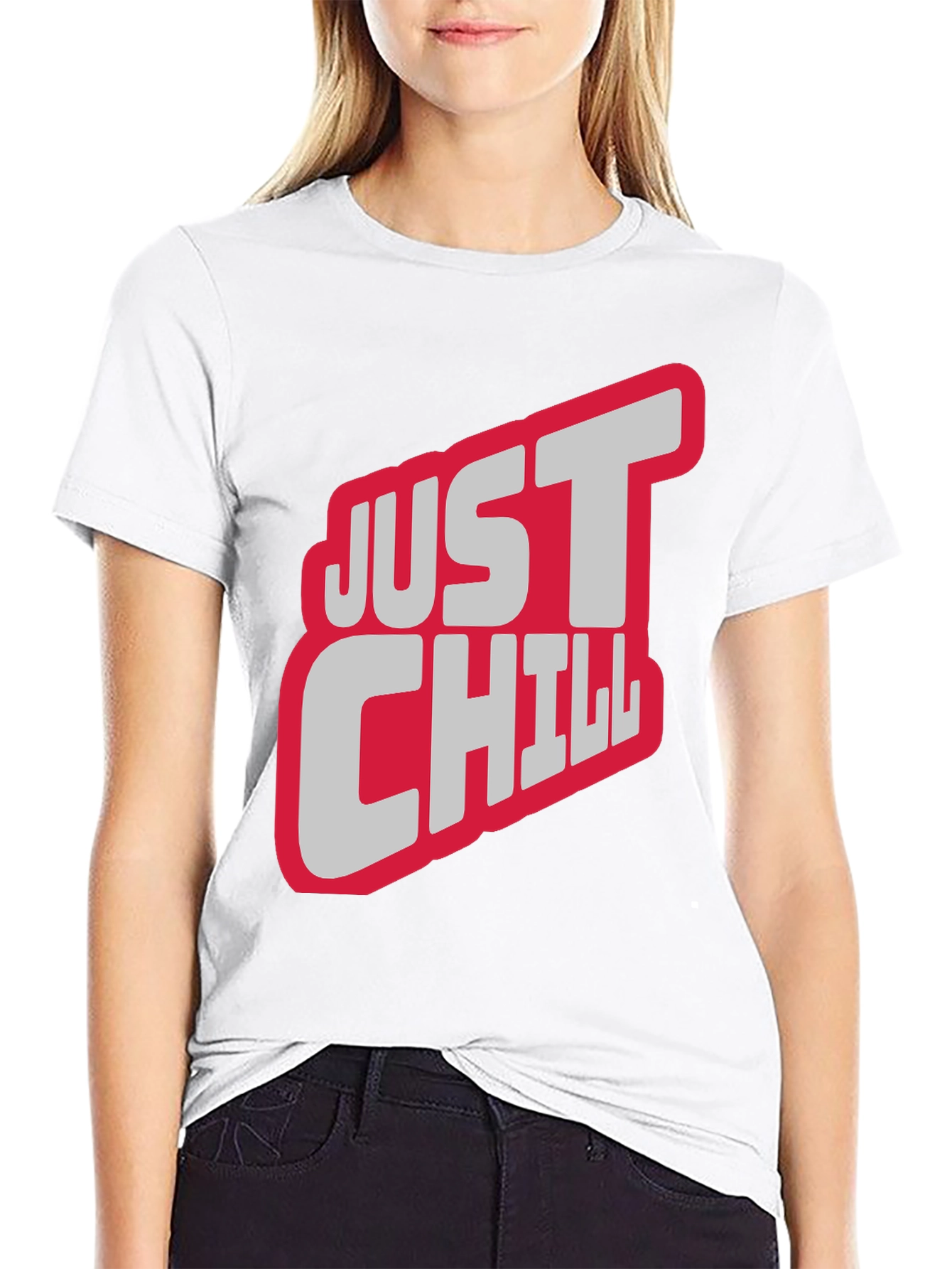 Just Chill Graphic Tee - Relaxed Style