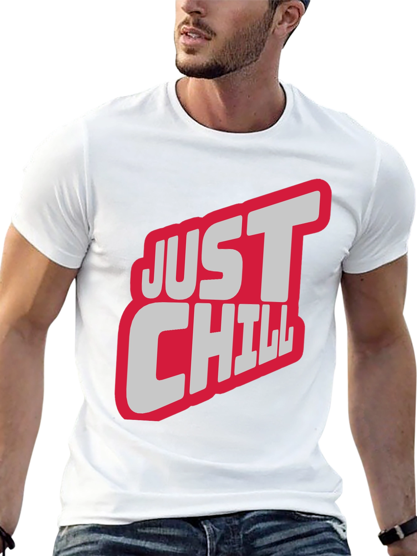 Just Chill Graphic Tee - Relaxed Style