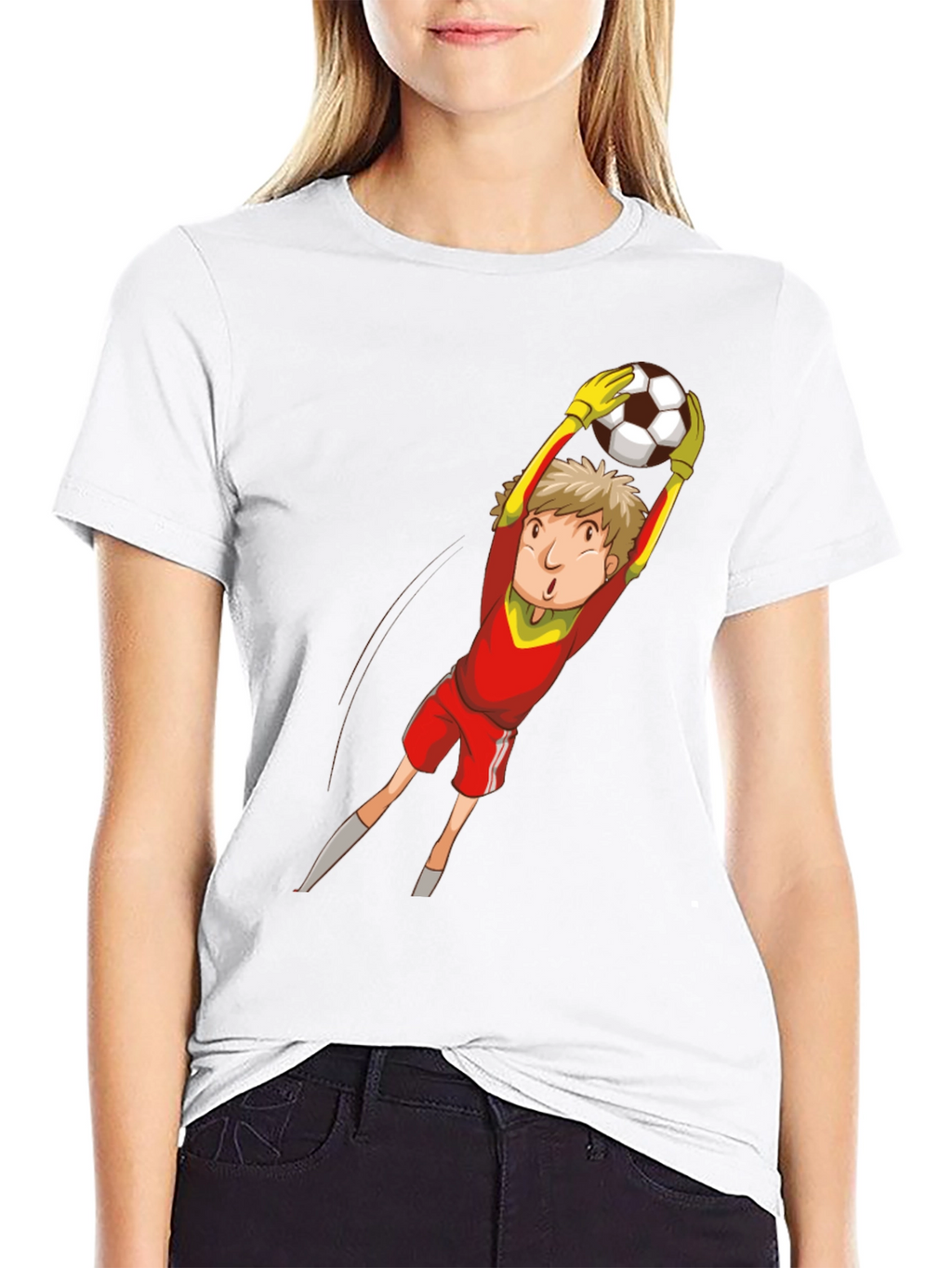 Soccer Goalie Graphic T-Shirt