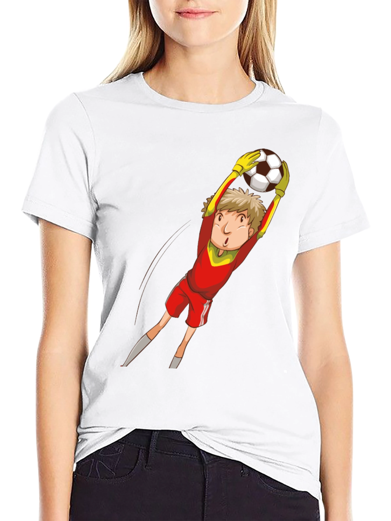 Soccer Goalie Graphic T-Shirt