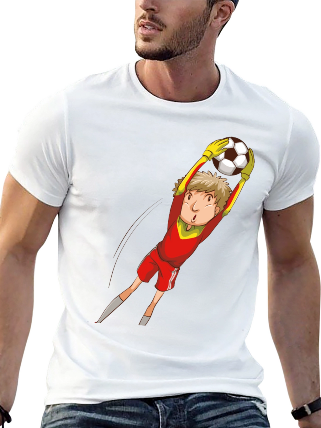 Soccer Goalie Graphic T-Shirt