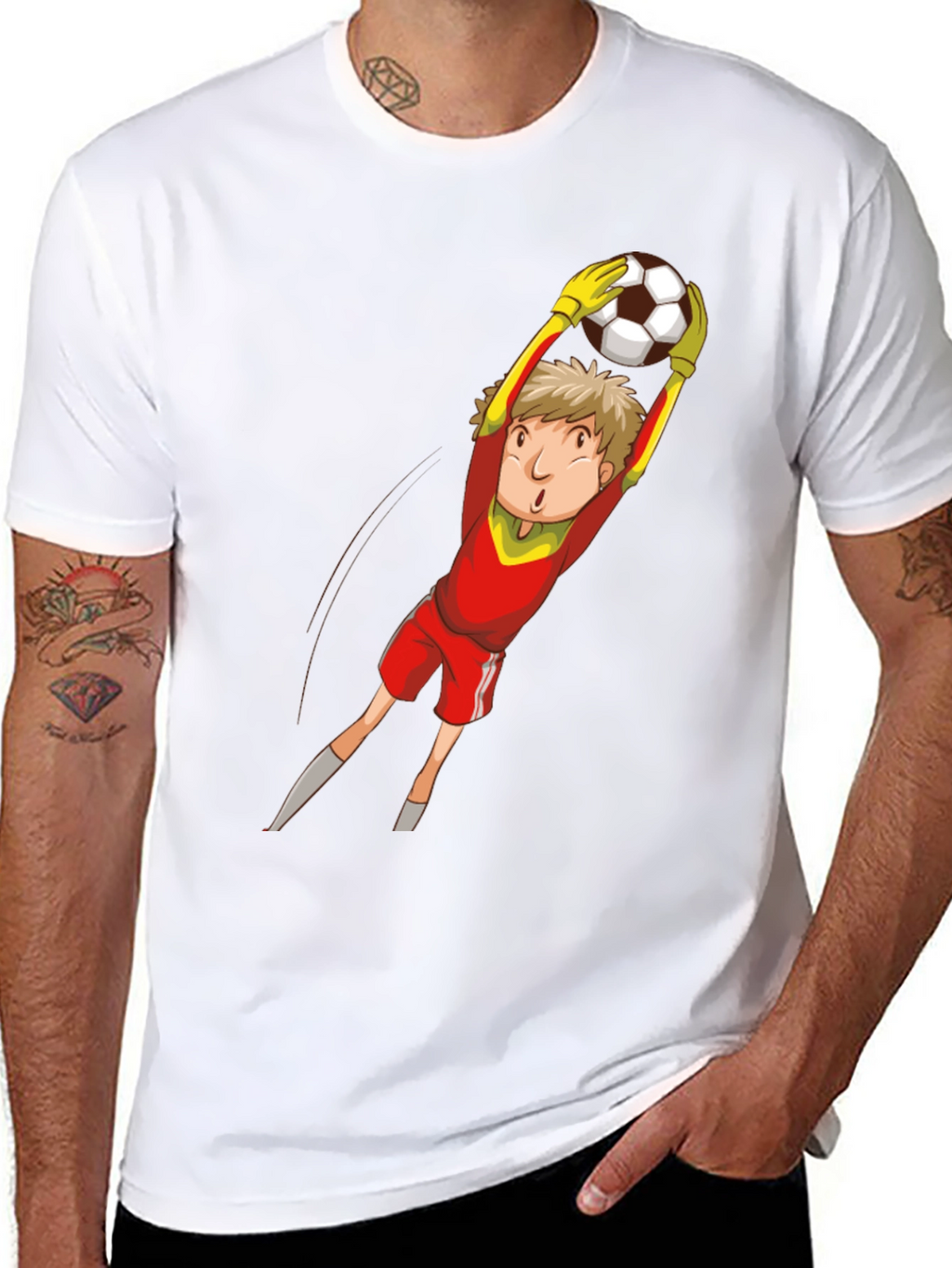 Soccer Goalie Graphic T-Shirt
