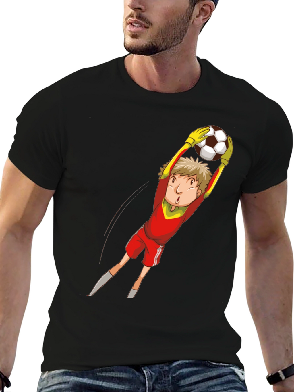 Soccer Goalie Graphic T-Shirt