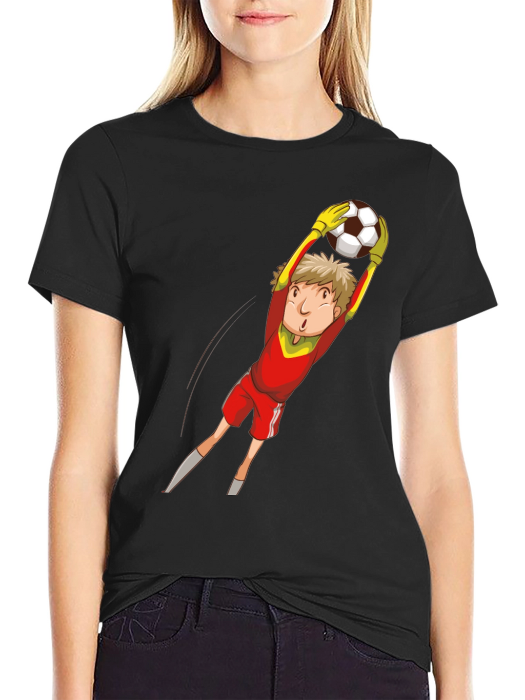 Soccer Goalie Graphic T-Shirt