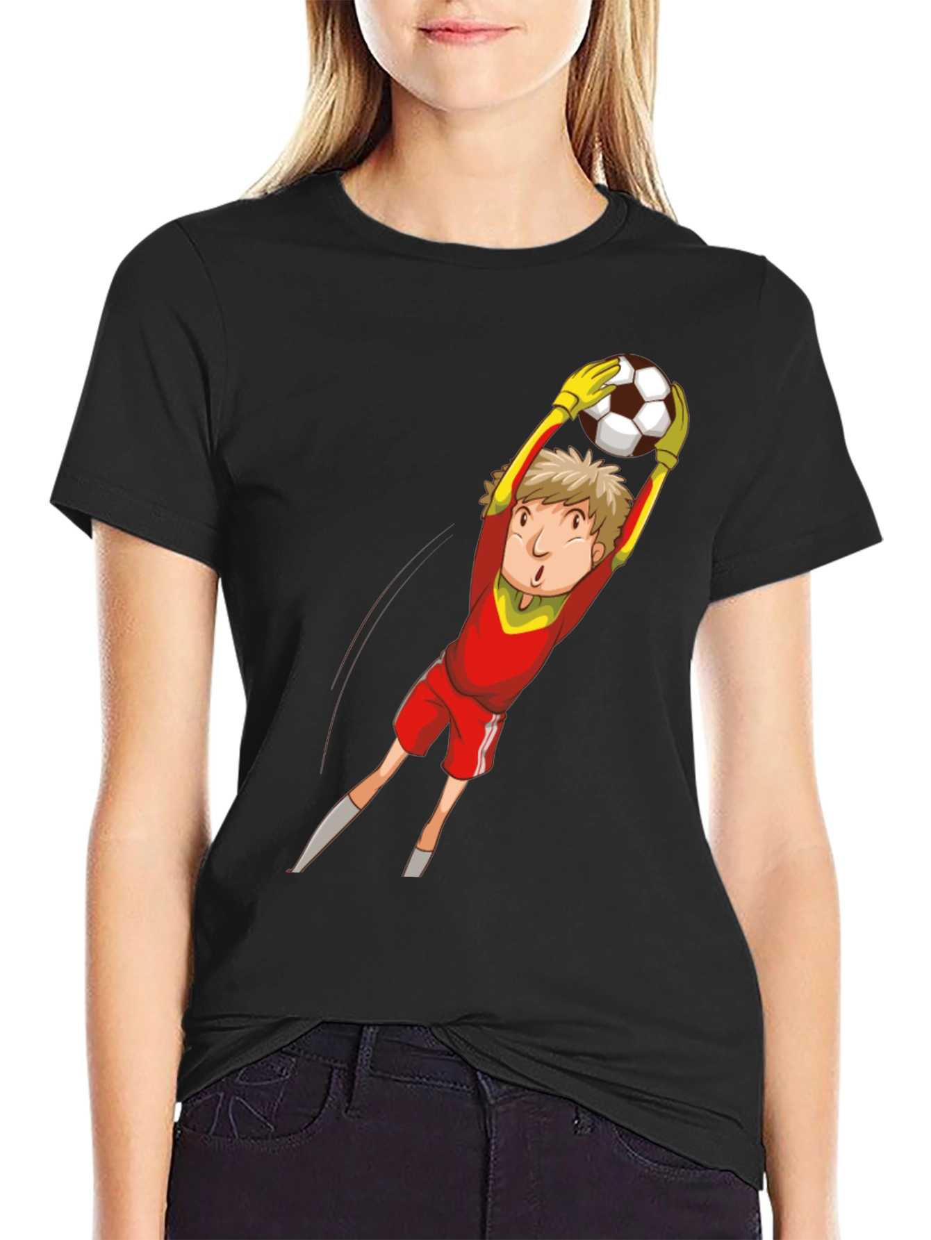 Soccer Goalie Graphic T-Shirt