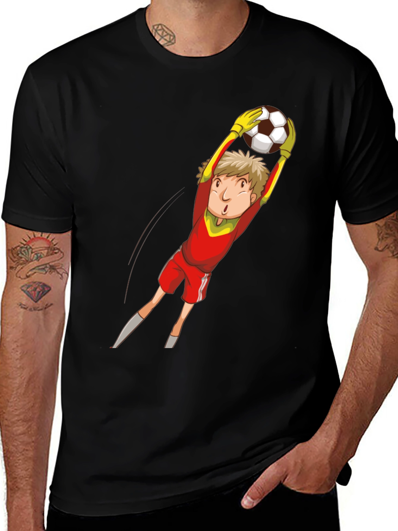 Soccer Goalie Graphic T-Shirt