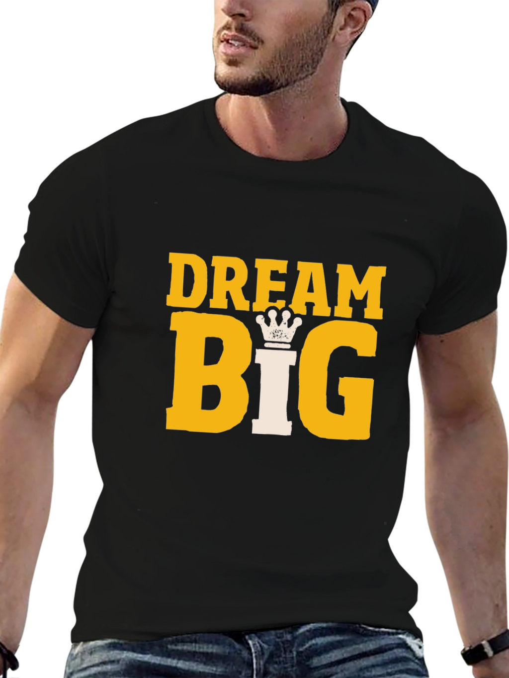 Dream Big Graphic T-Shirt - Black