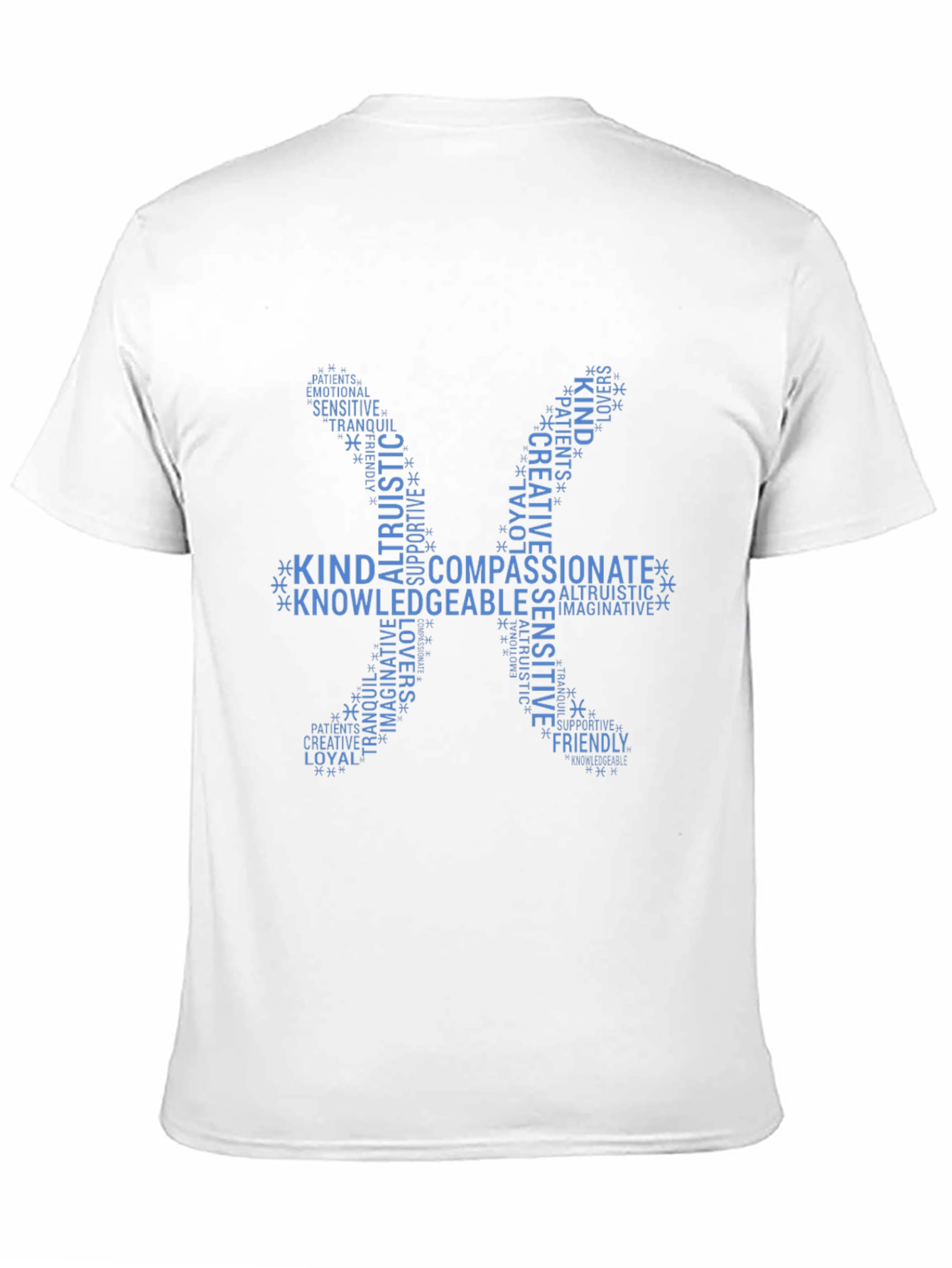 Pisces Zodiac Qualities Black T-Shirt