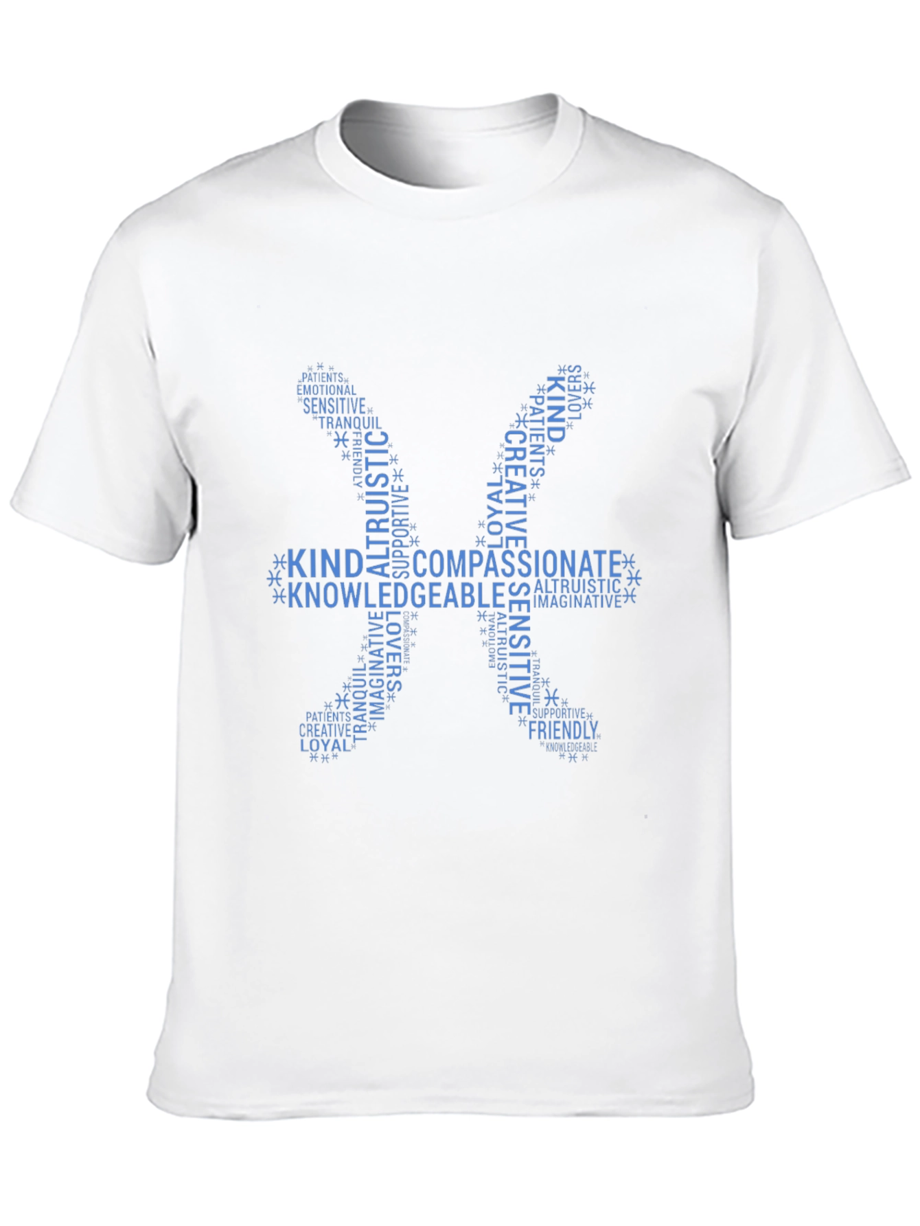 Pisces Zodiac Qualities Black T-Shirt
