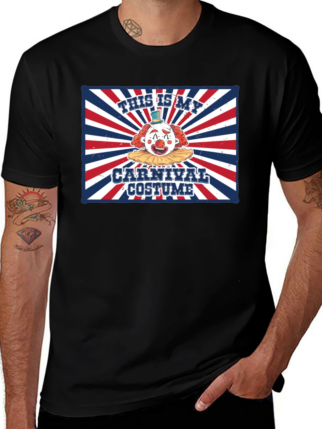 Carnival Costume Clown Graphic Tee