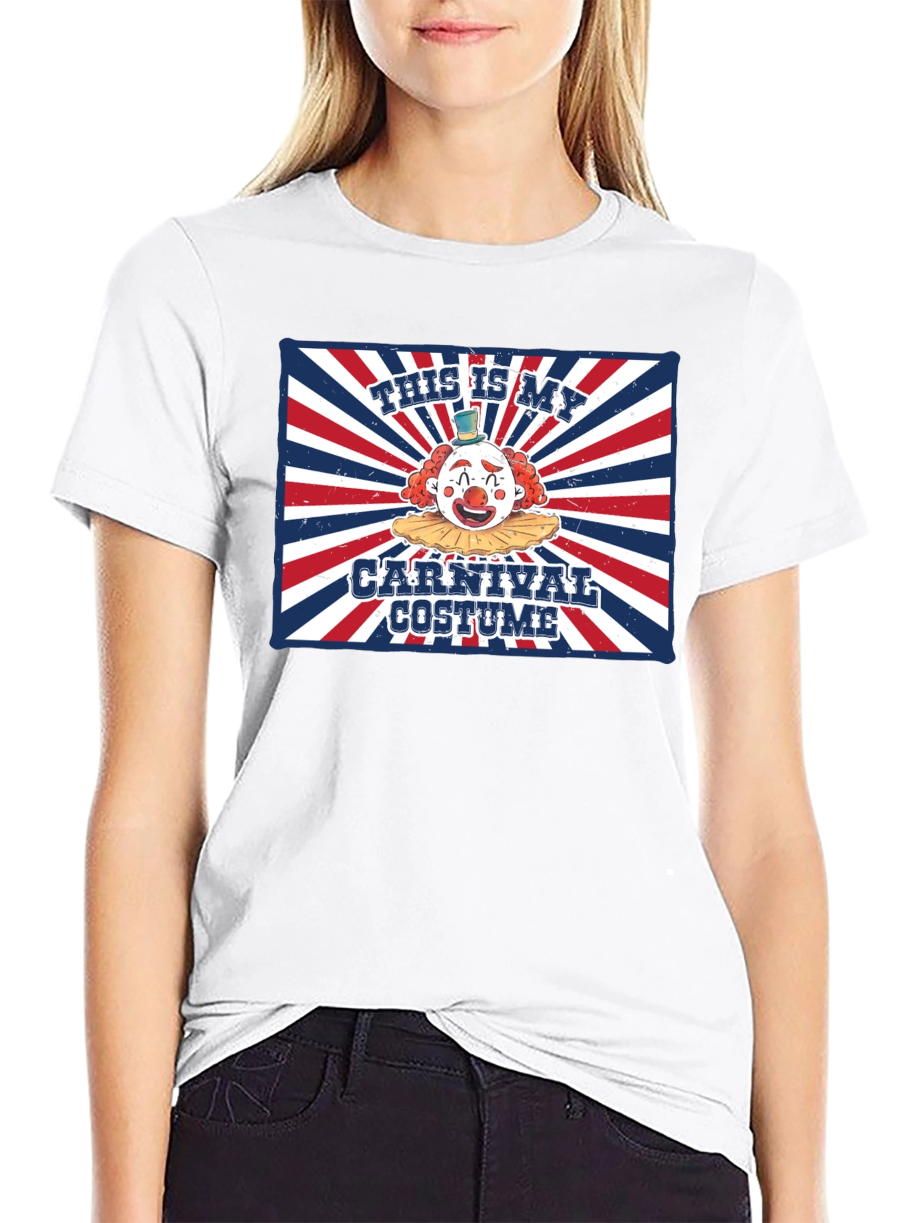 Carnival Costume Clown Graphic Tee