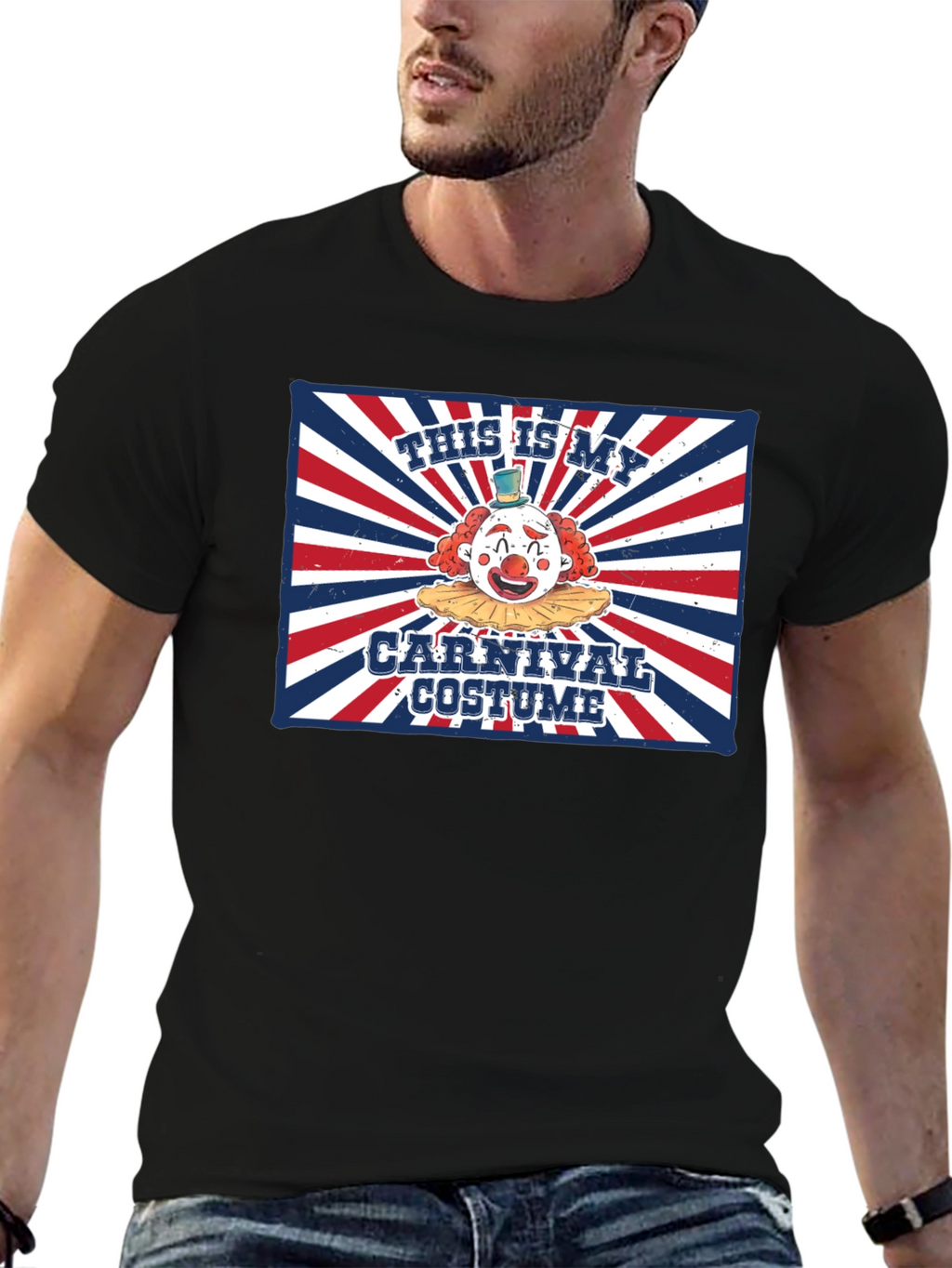 Carnival Costume Clown Graphic Tee