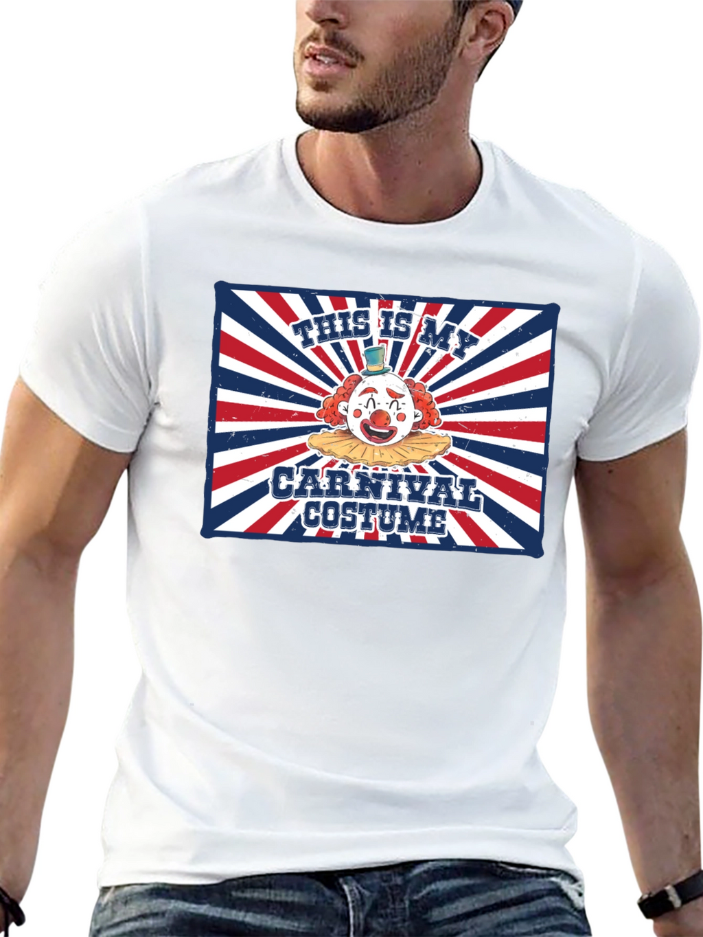 Carnival Costume Clown Graphic Tee