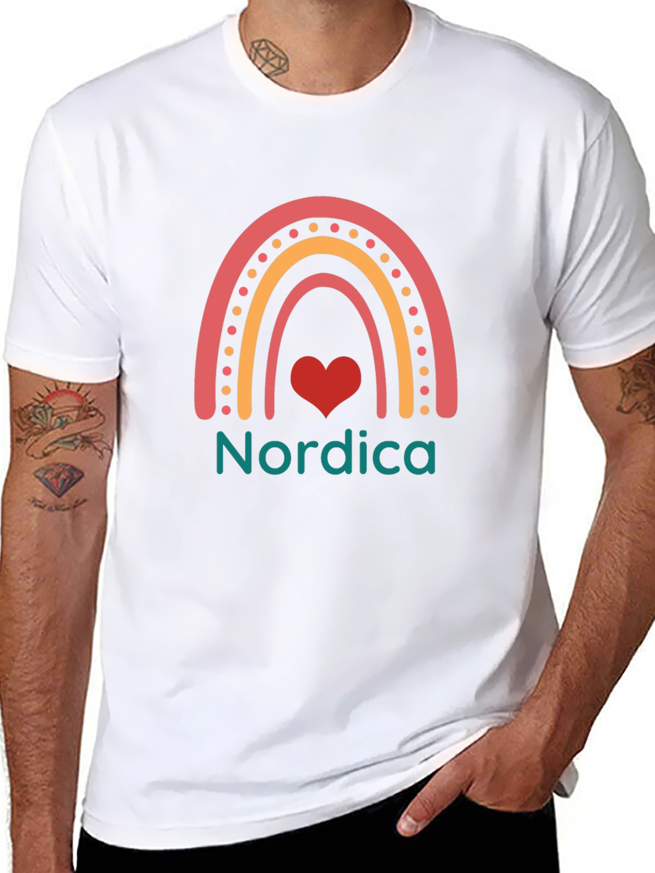 Nordica Rainbow Heart T-Shirt