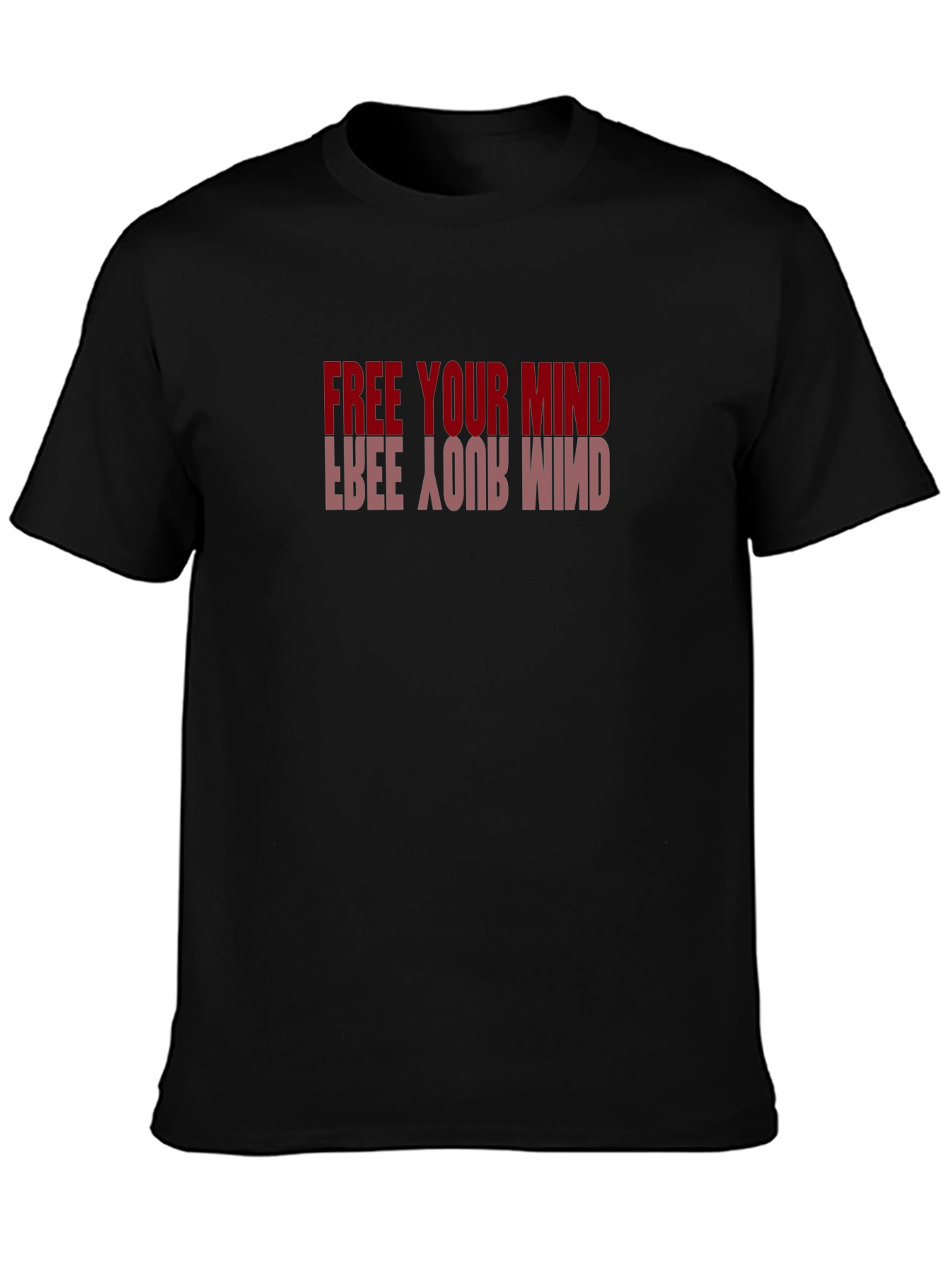 Free Your Mind Graphic Tee - Stylish Black T-Shirt