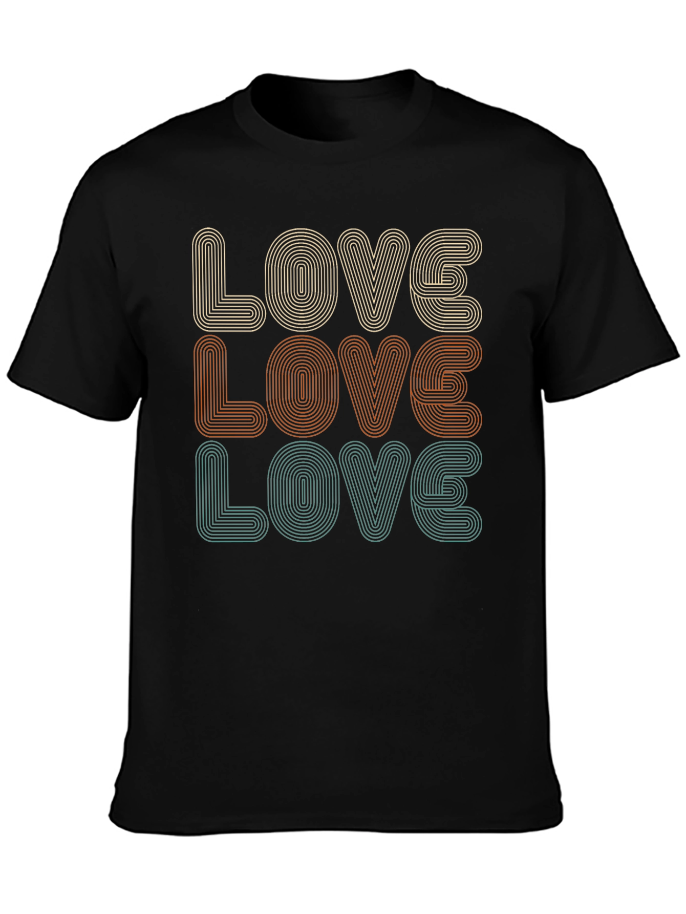 Retro LOVE T-Shirt - Vintage Style Graphic Tee