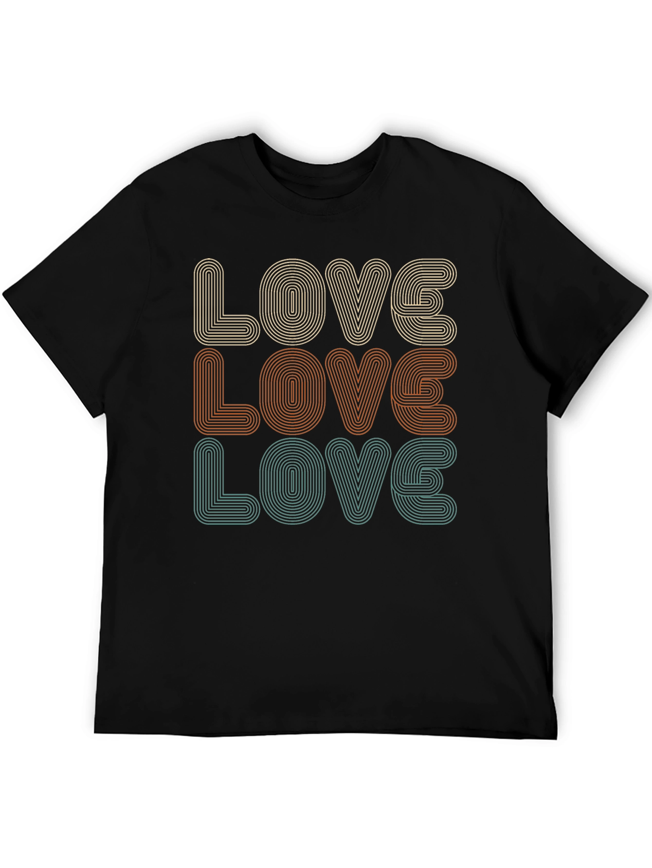 Retro LOVE T-Shirt - Vintage Style Graphic Tee