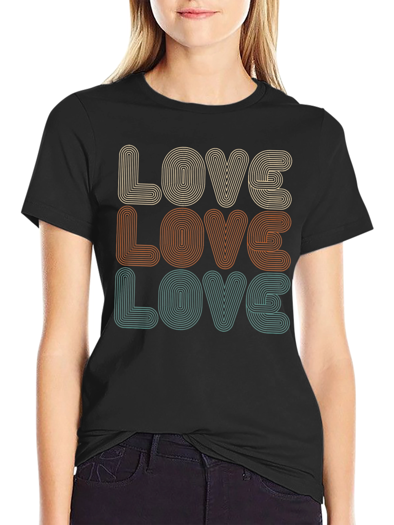 Retro LOVE T-Shirt - Vintage Style Graphic Tee