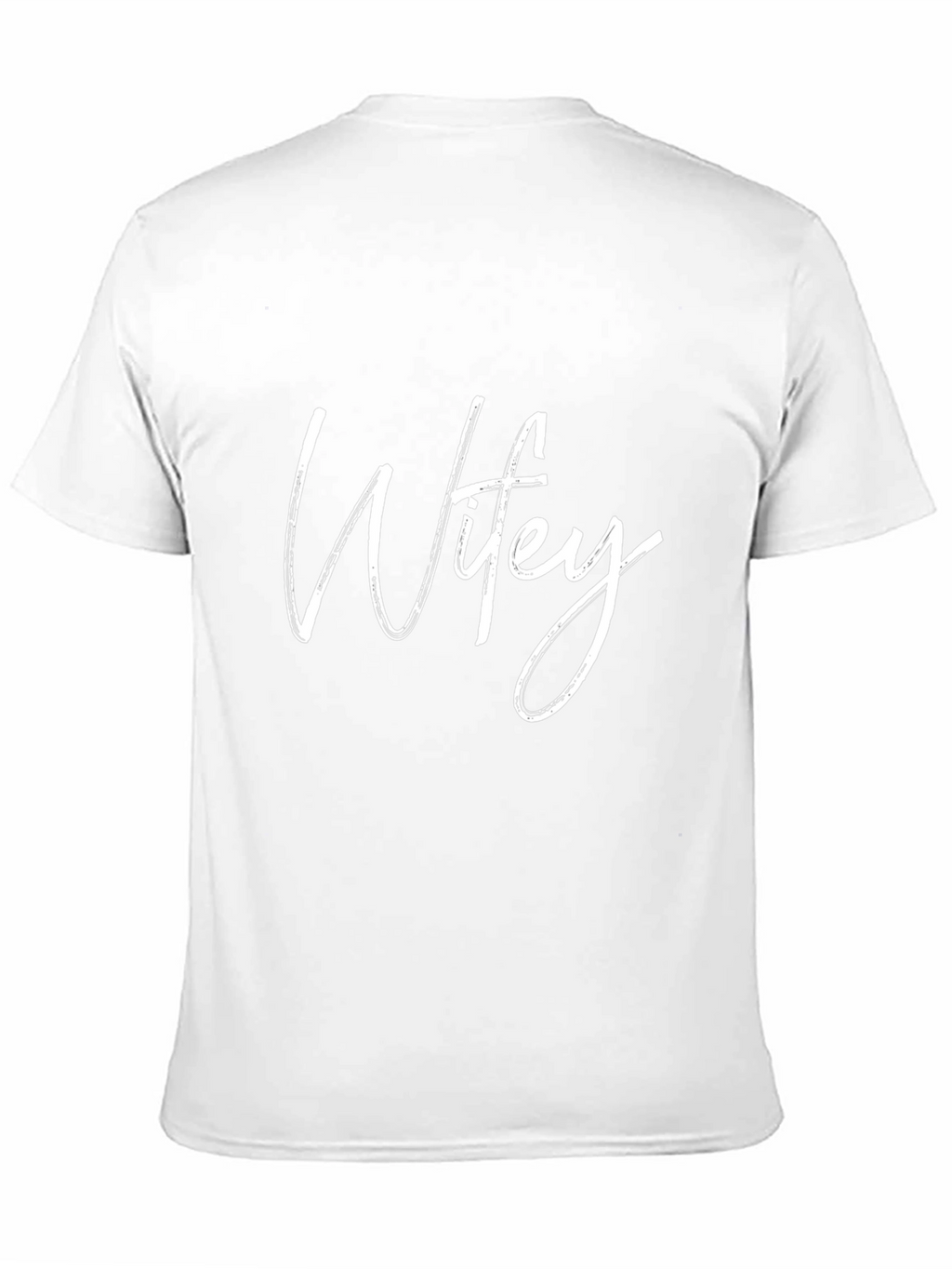 Wifey Graphic Tee - Black Crewneck T-Shirt