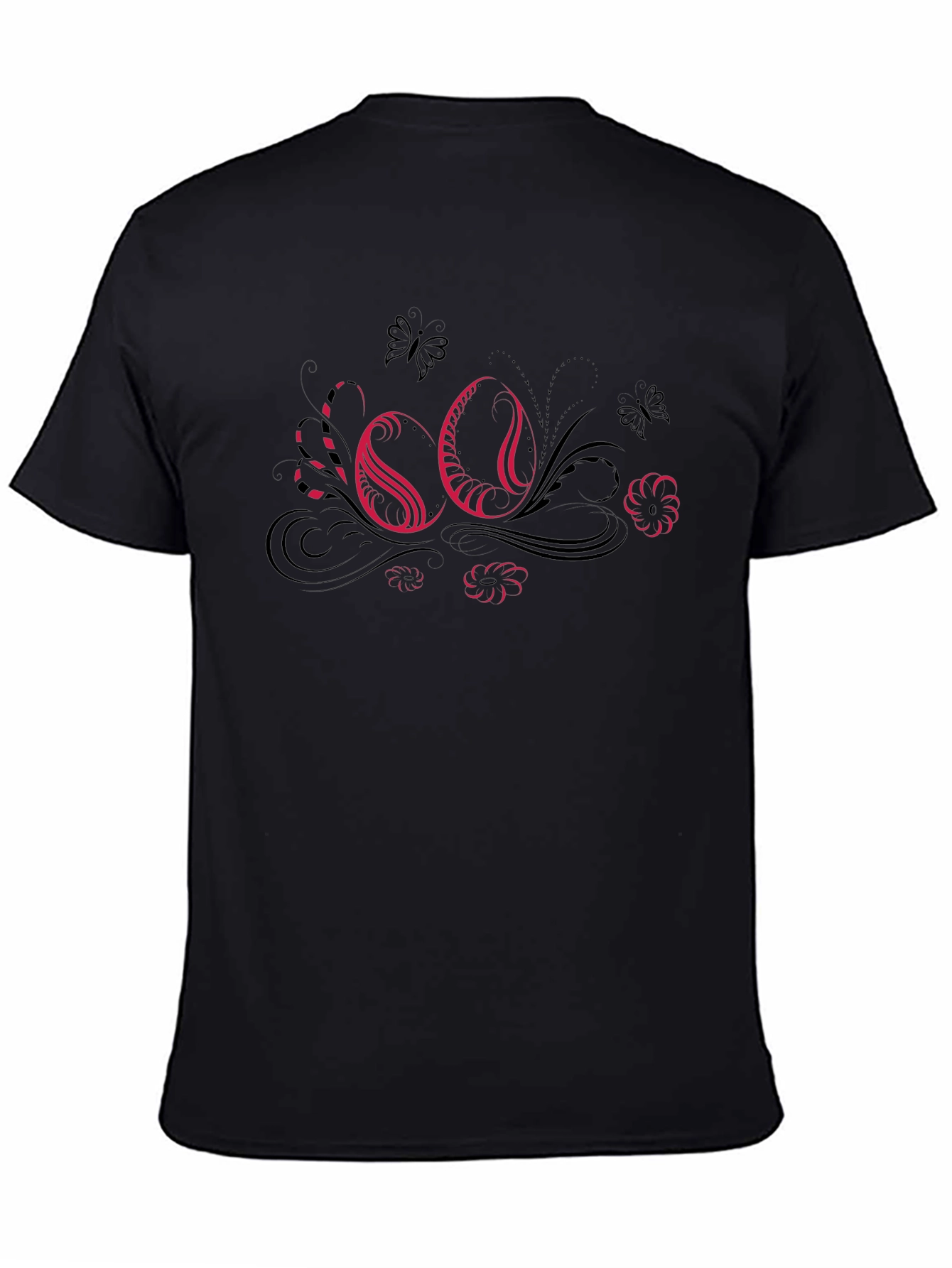 Elegant 60th Celebration Black T-Shirt