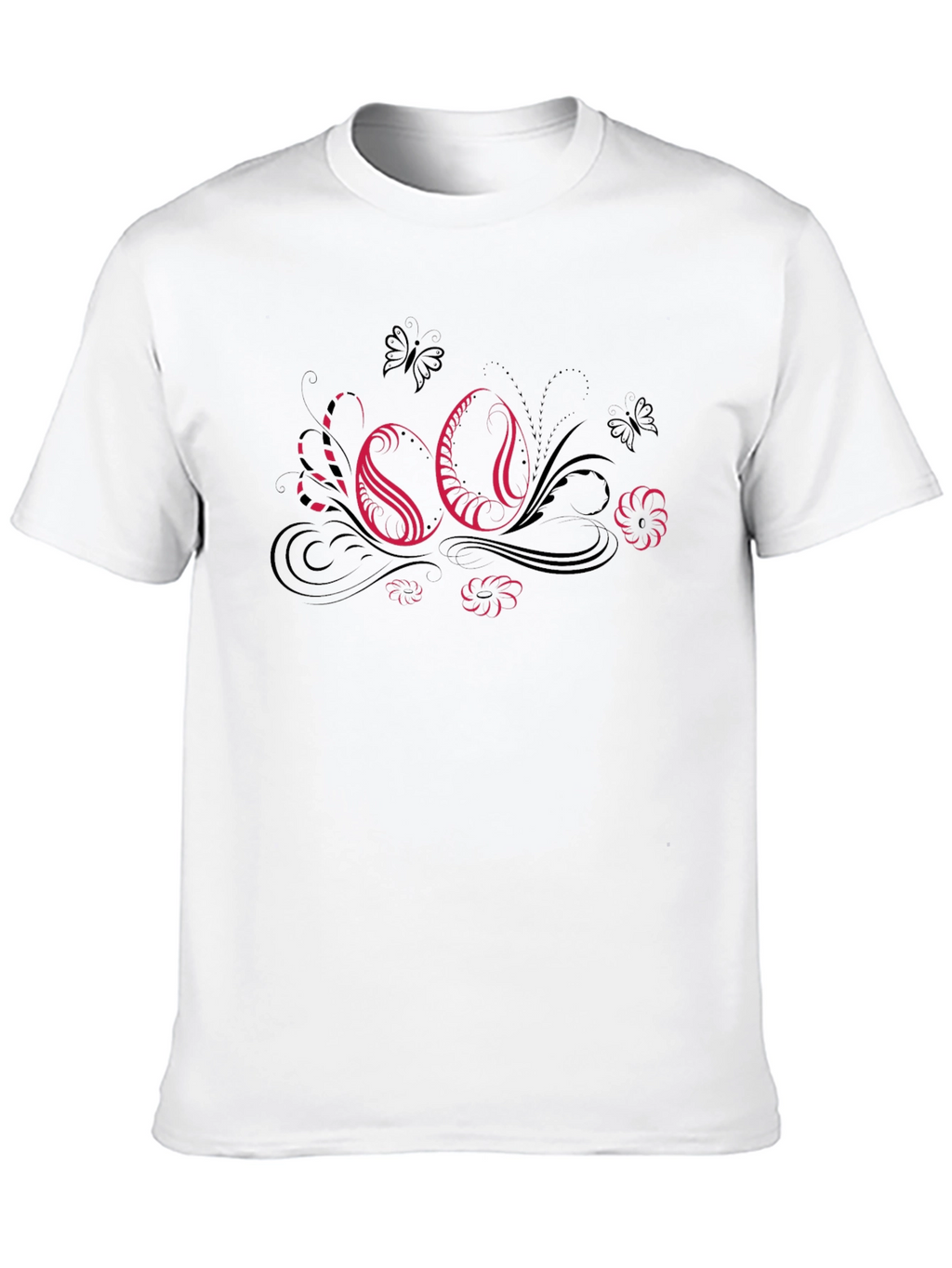 Elegant 60th Celebration Black T-Shirt