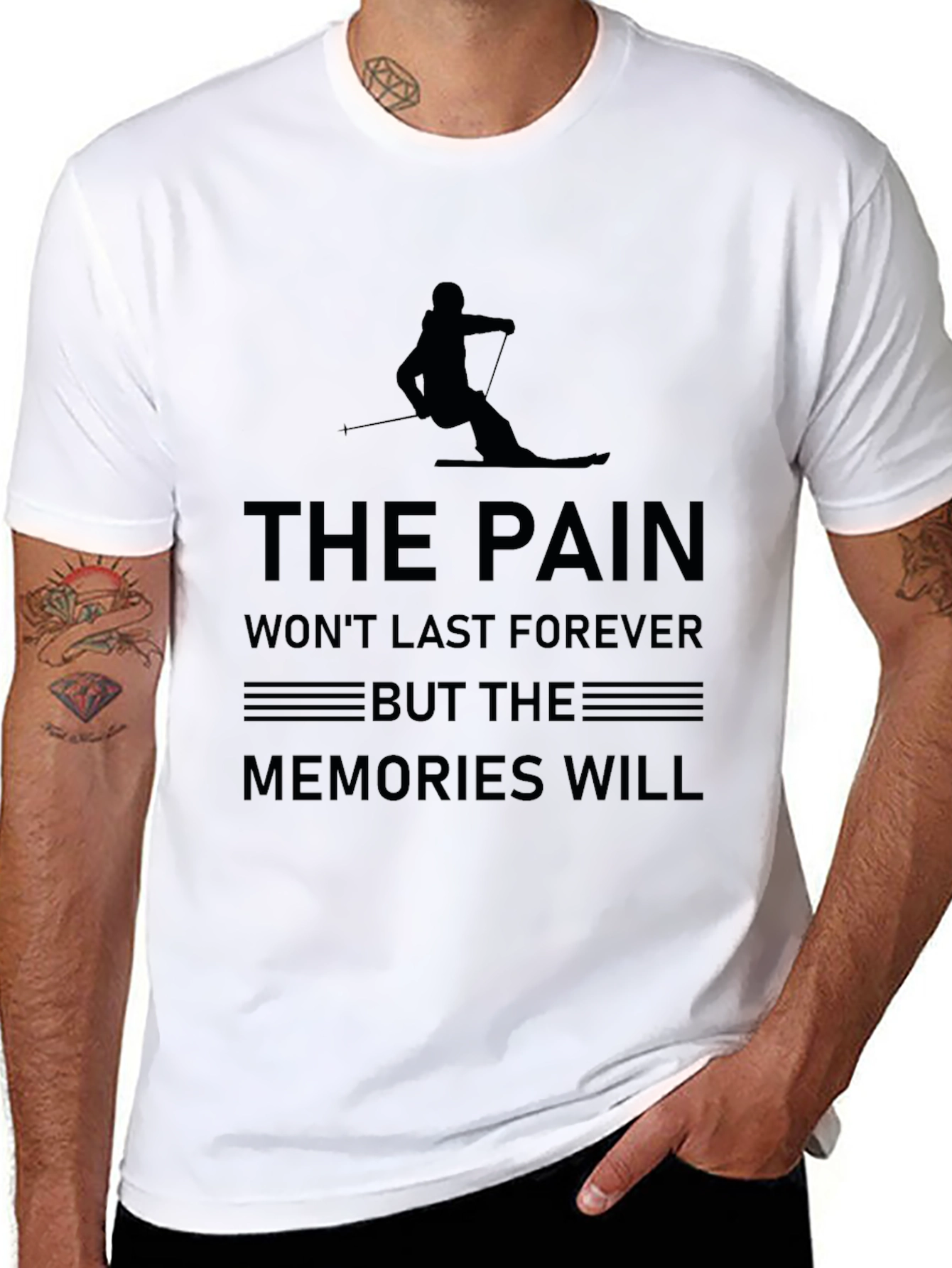 The Pain Wont Last Ski T-Shirt