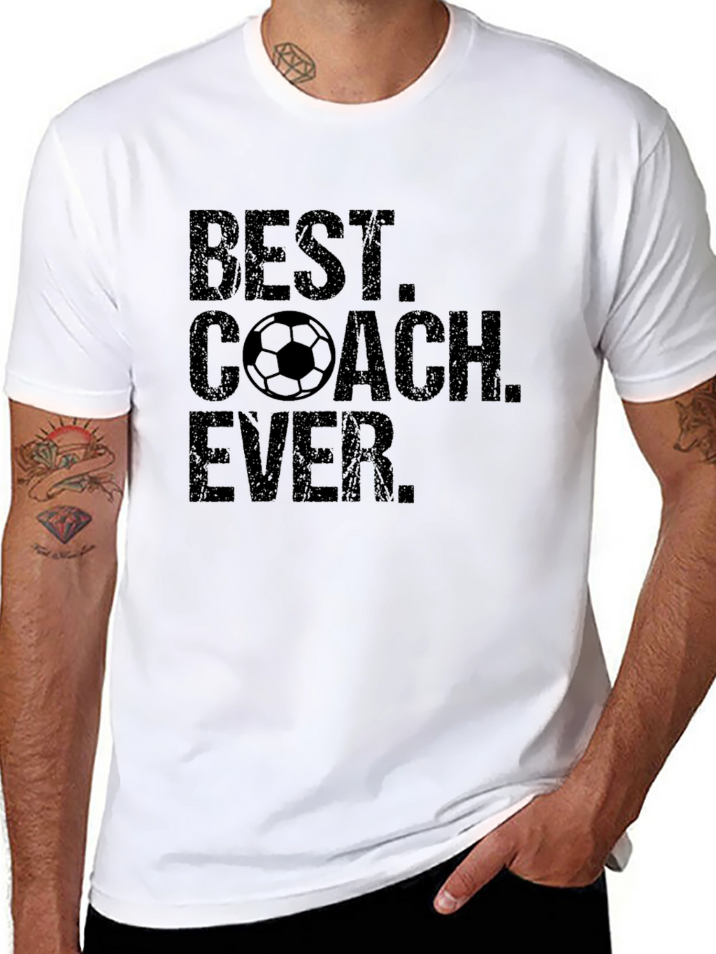 Best Soccer Coach Ever Black T-Shirt