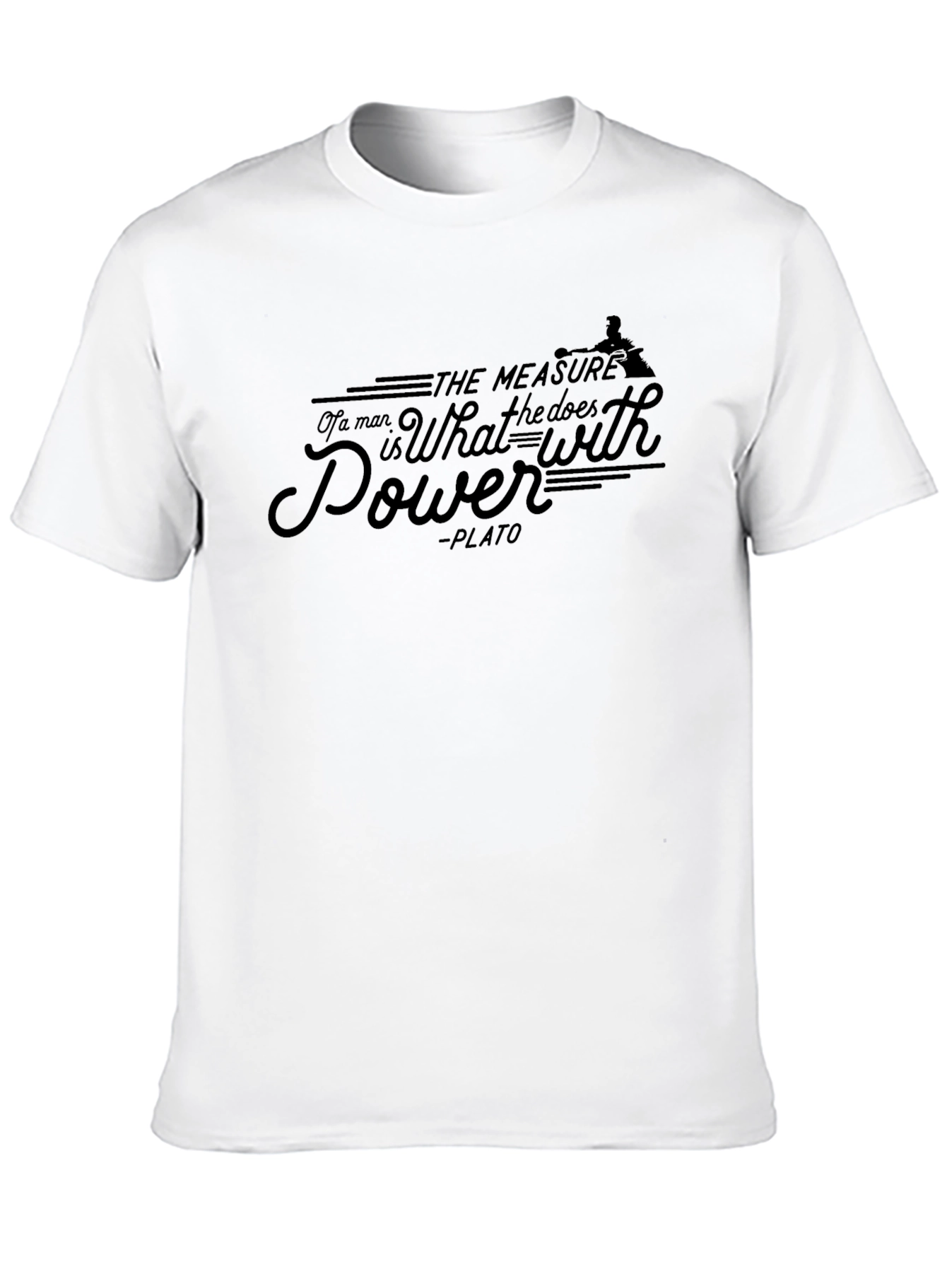 Philosophical Power T-Shirt - Plato Quote