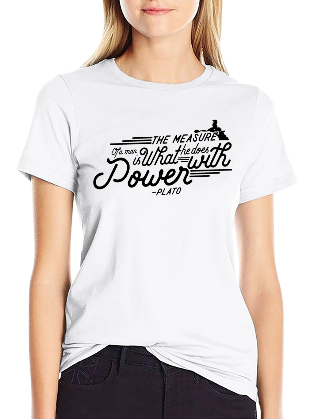 Philosophical Power T-Shirt - Plato Quote