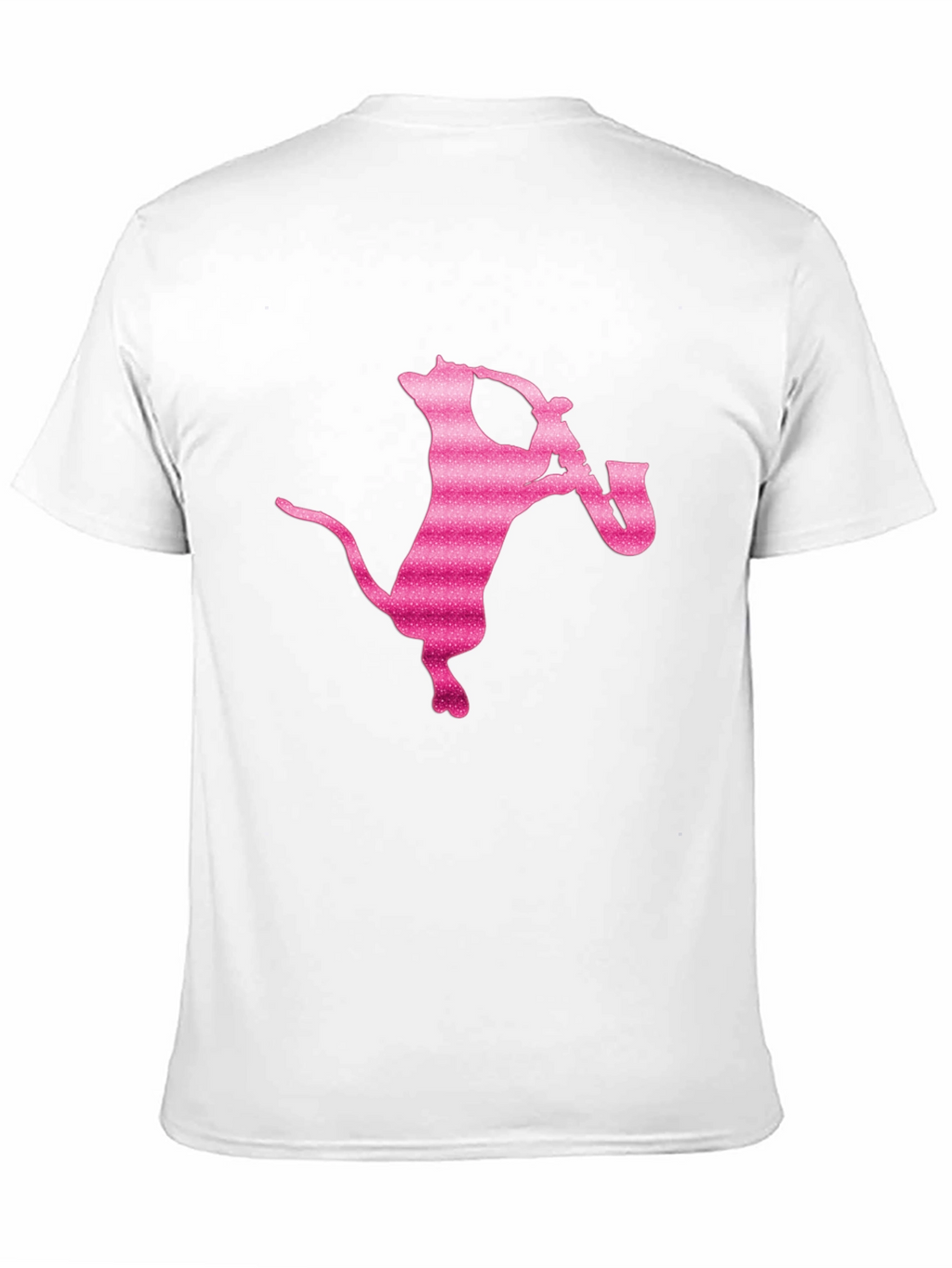 Cool Cat Saxophone T-Shirt - Black