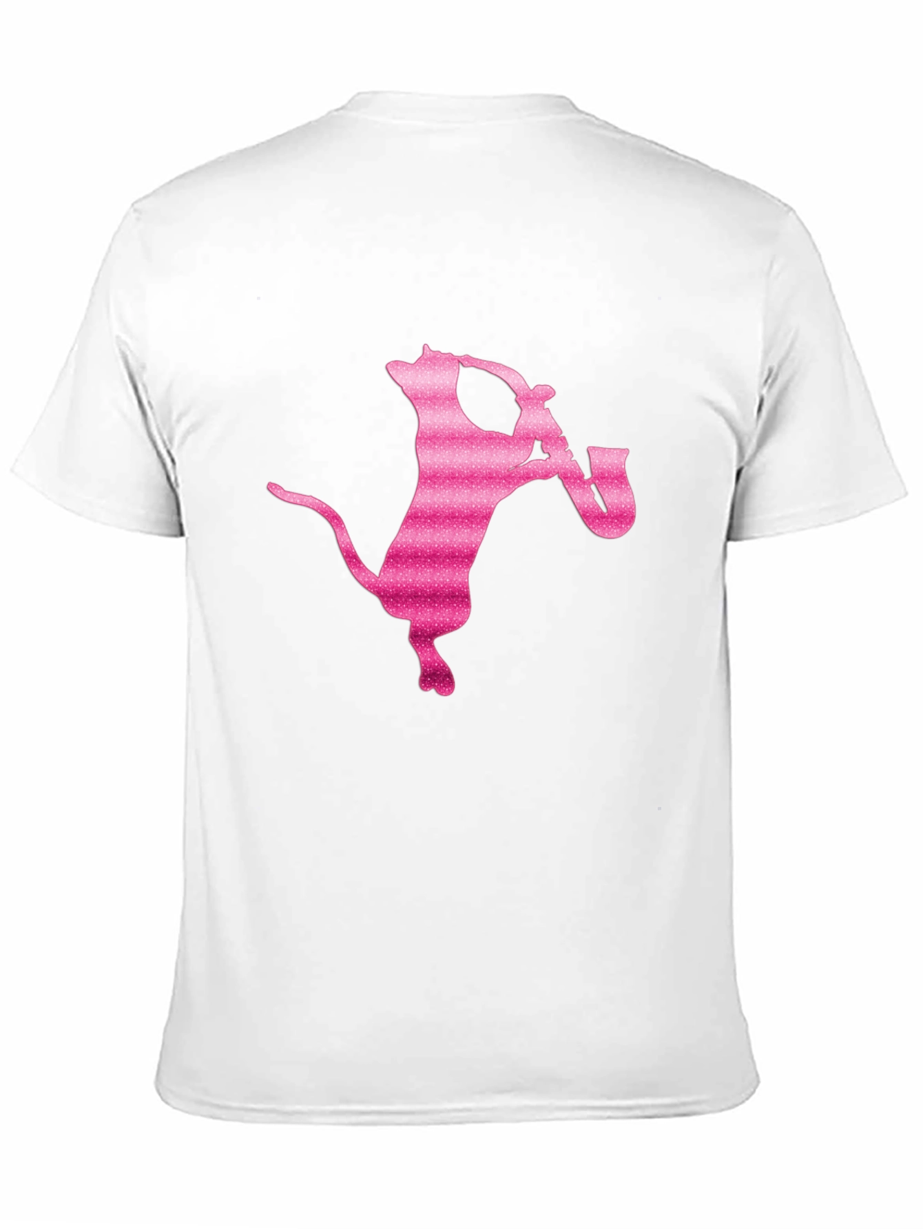 Cool Cat Saxophone T-Shirt - Black