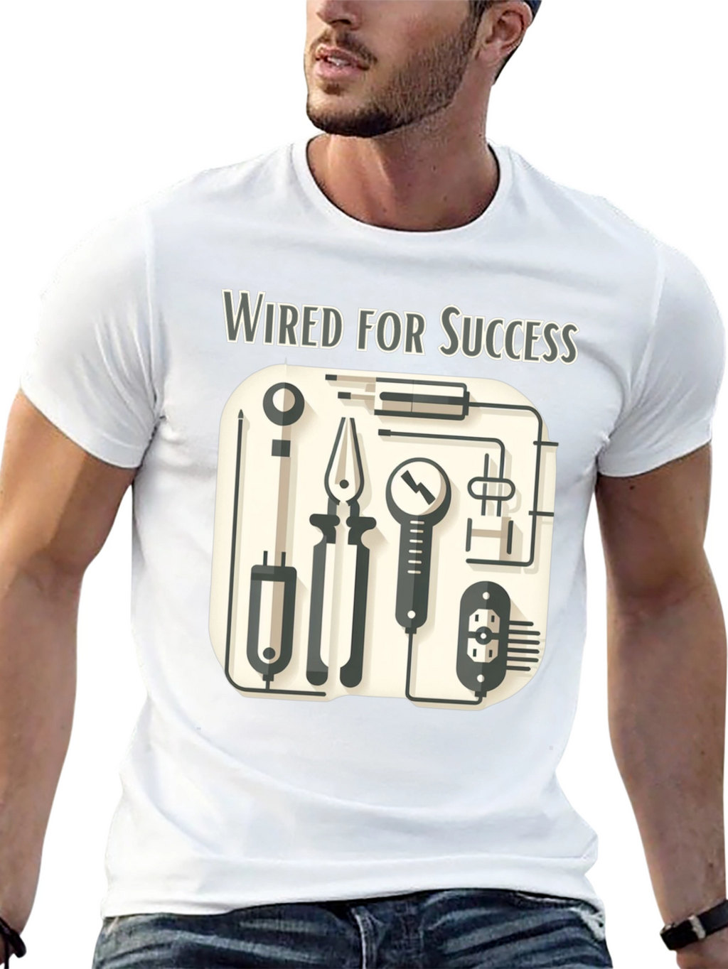 Wired For Success Graphic T-Shirt