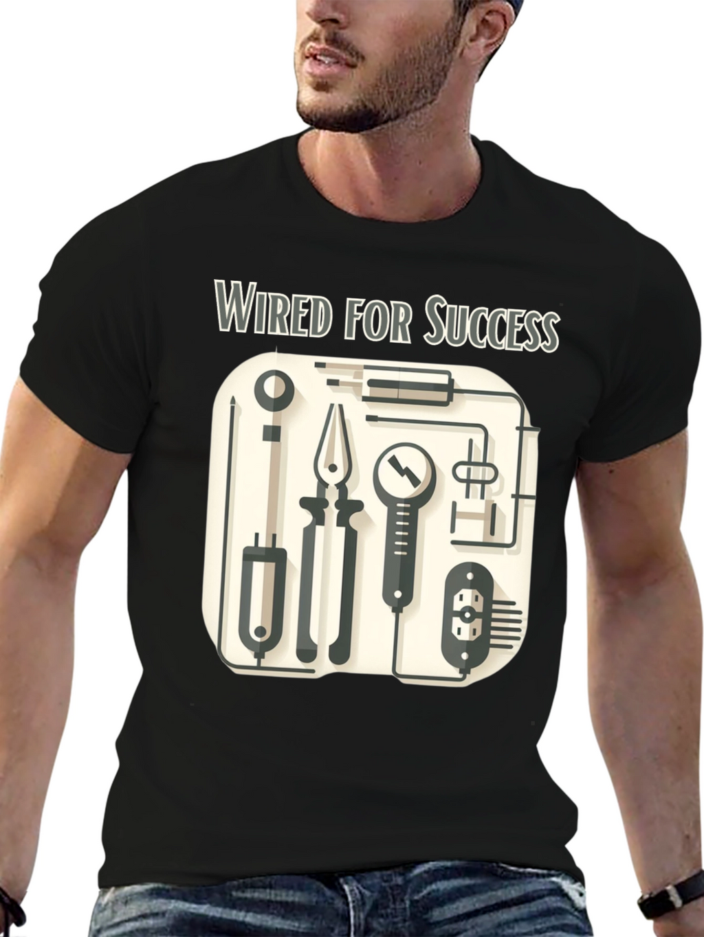 Wired For Success Graphic T-Shirt