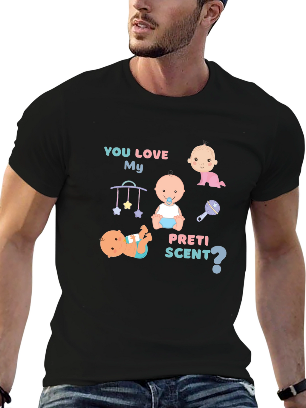 Preti Scent T-Shirt: Cute Baby Graphic Tee