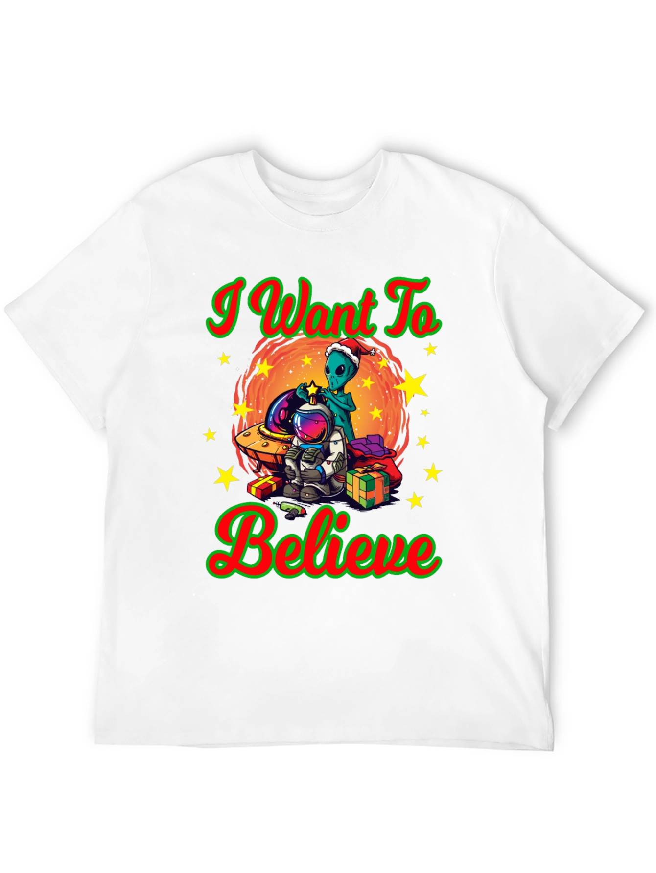I Want To Believe Christmas T-Shirt