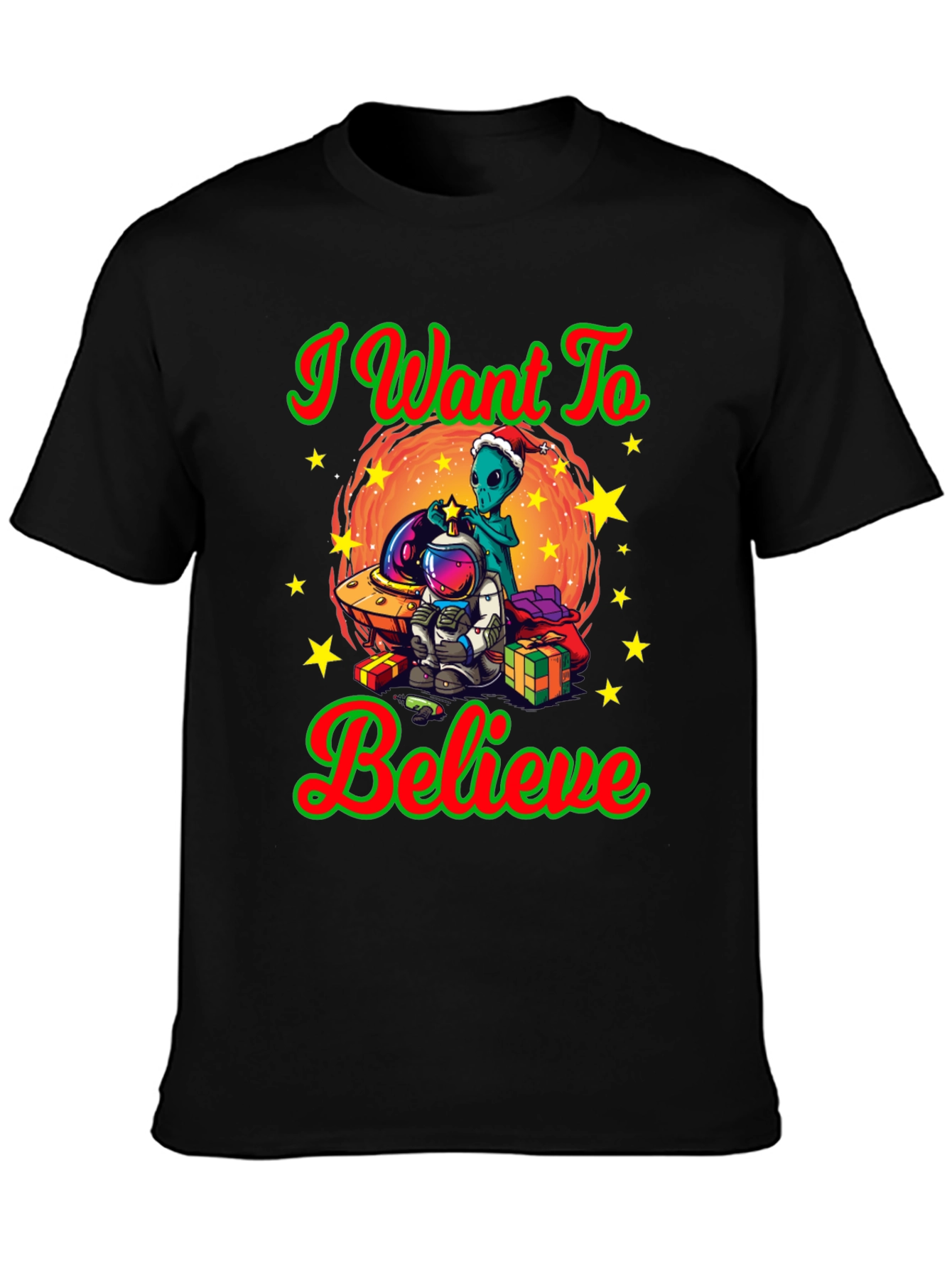 I Want To Believe Christmas T-Shirt