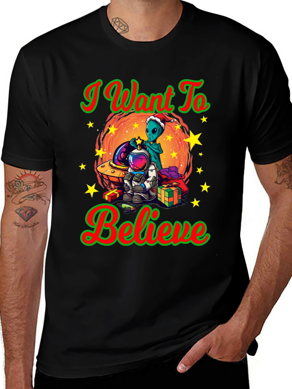 I Want To Believe Christmas T-Shirt