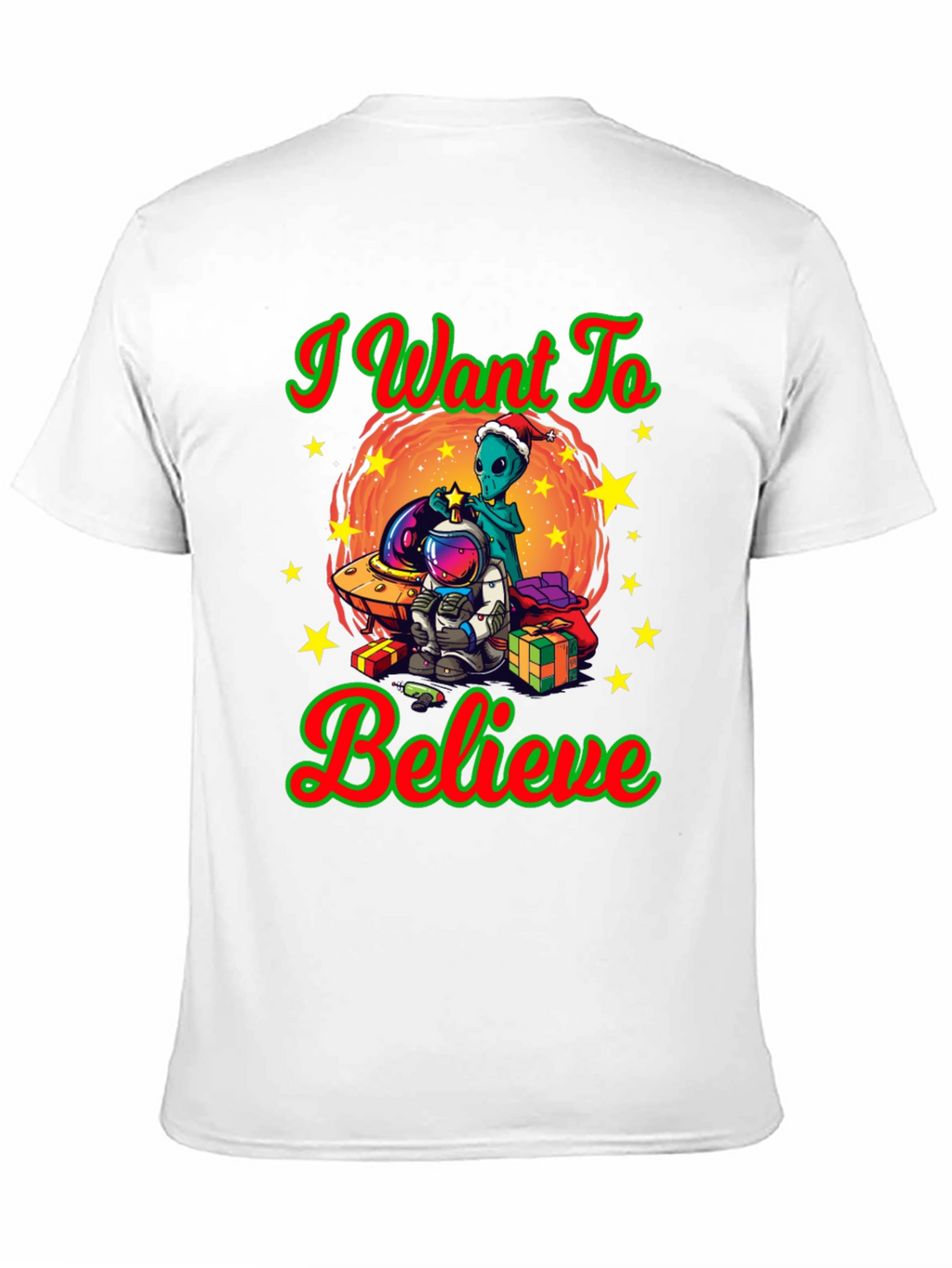 I Want To Believe Christmas T-Shirt