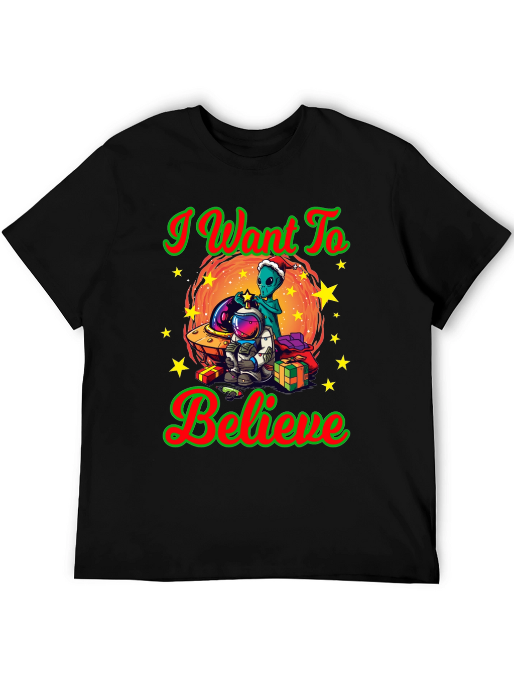 I Want To Believe Christmas T-Shirt